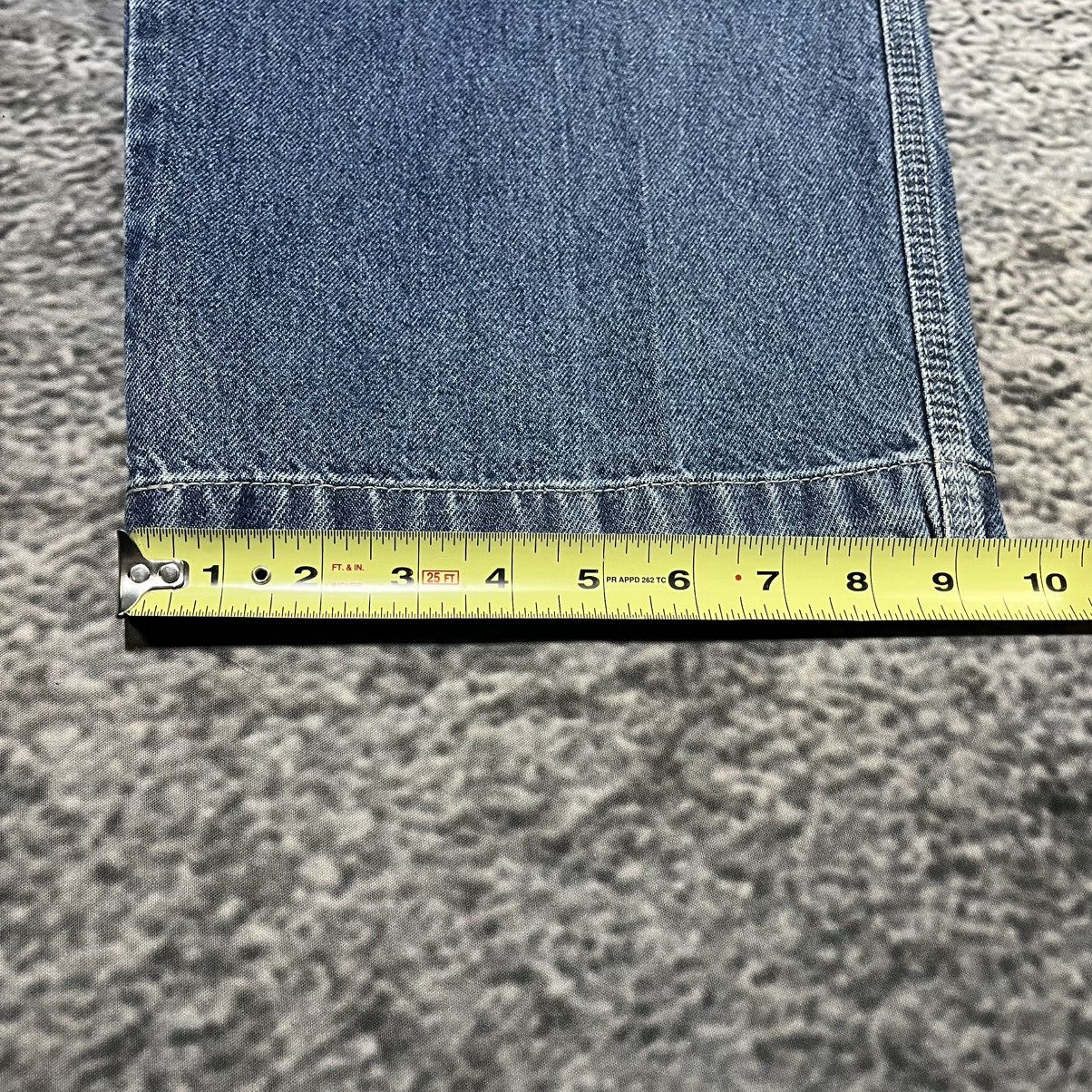 Faded Glory Vintage Y2K Faded Glory Baggy Wide Leg Skater Cargo Jeans Size US 36 / EU 52 - 13 Thumbnail