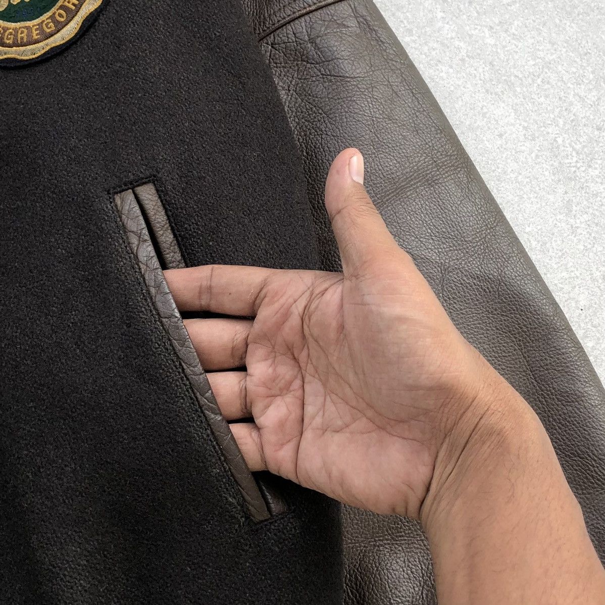McGregor OG Vintage McGregor Wool Leather Varsity Jacket Size US L / EU 52-54 / 3 - 8 Thumbnail