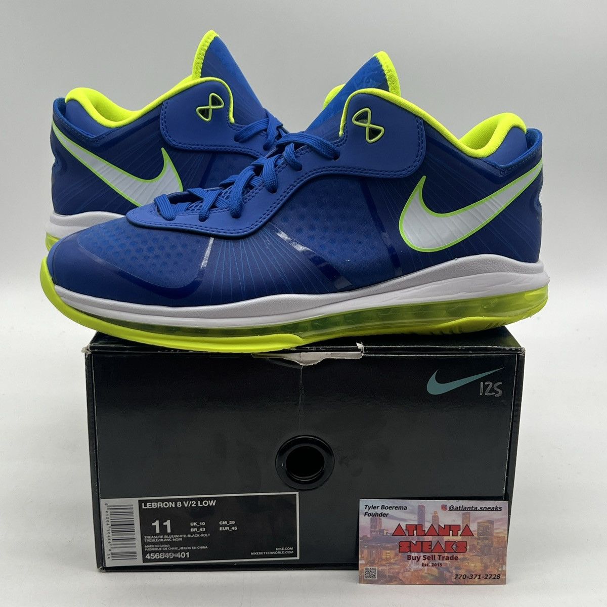 Nike Lebron 8 low sprite Size US 11 / EU 44 - 1 Thumbnail