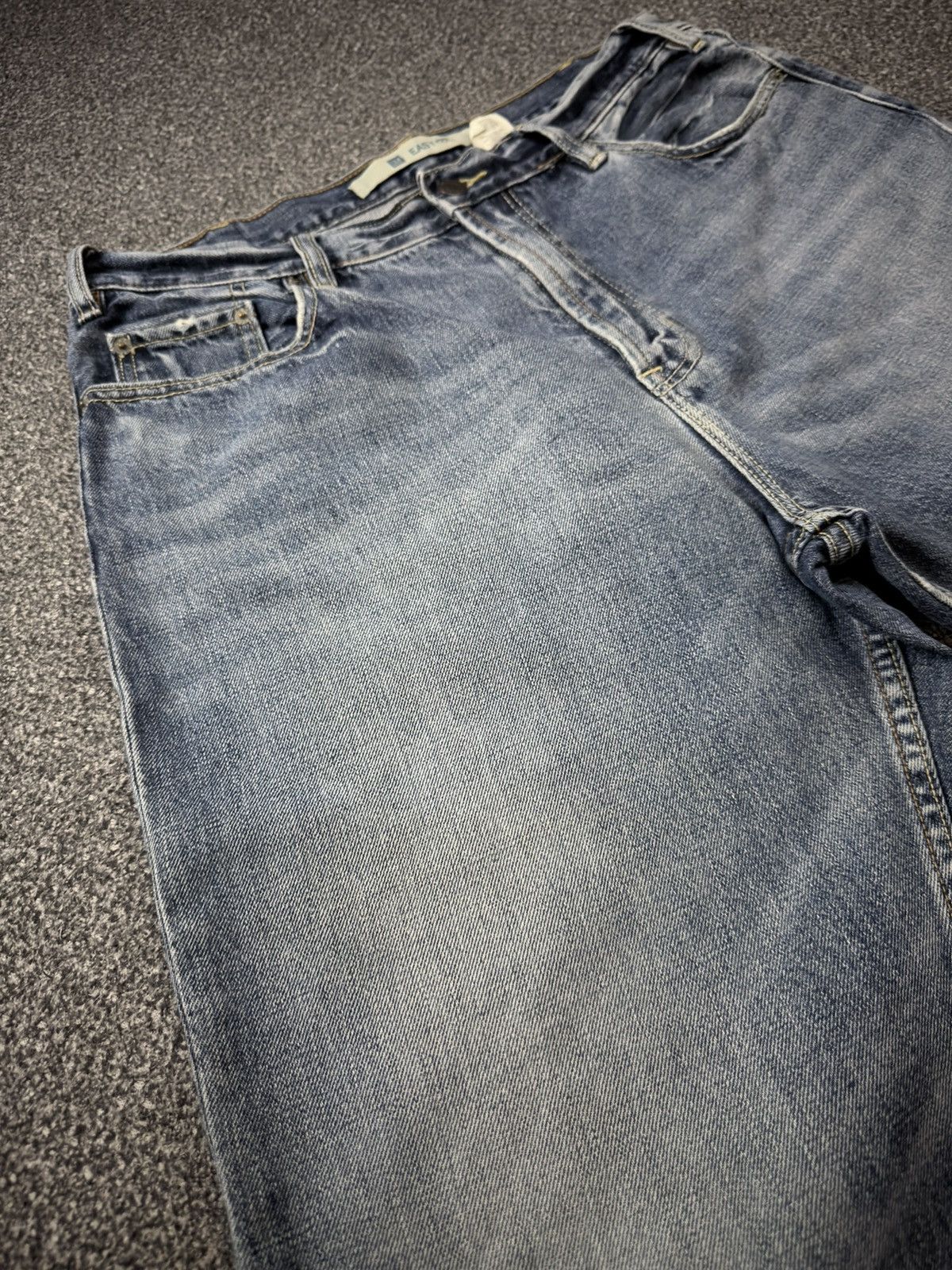 Gap Archives y2k Easy Fit Gap Age Washed Denim Wideleg Jeans Size US 36 / EU 52 - 4 Thumbnail