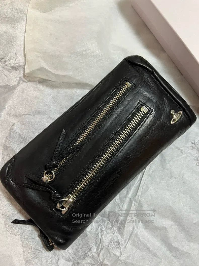 Vivienne Westwood Vivienne Westwood Zipper wallet, black, long style Size ONE SIZE - 2 Thumbnail