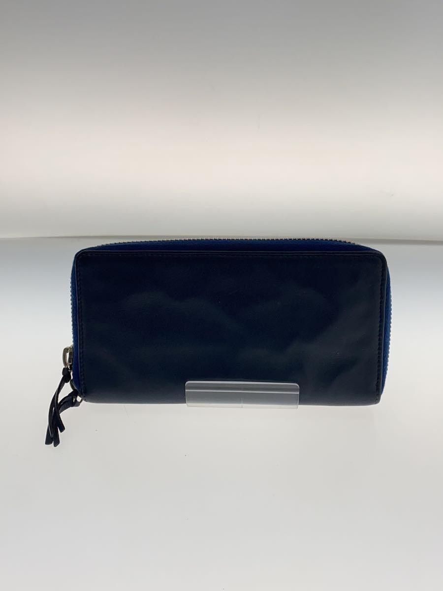 Balenciaga Balenciaga Leather Long Wallet Navy Size ONE SIZE - 2 Thumbnail