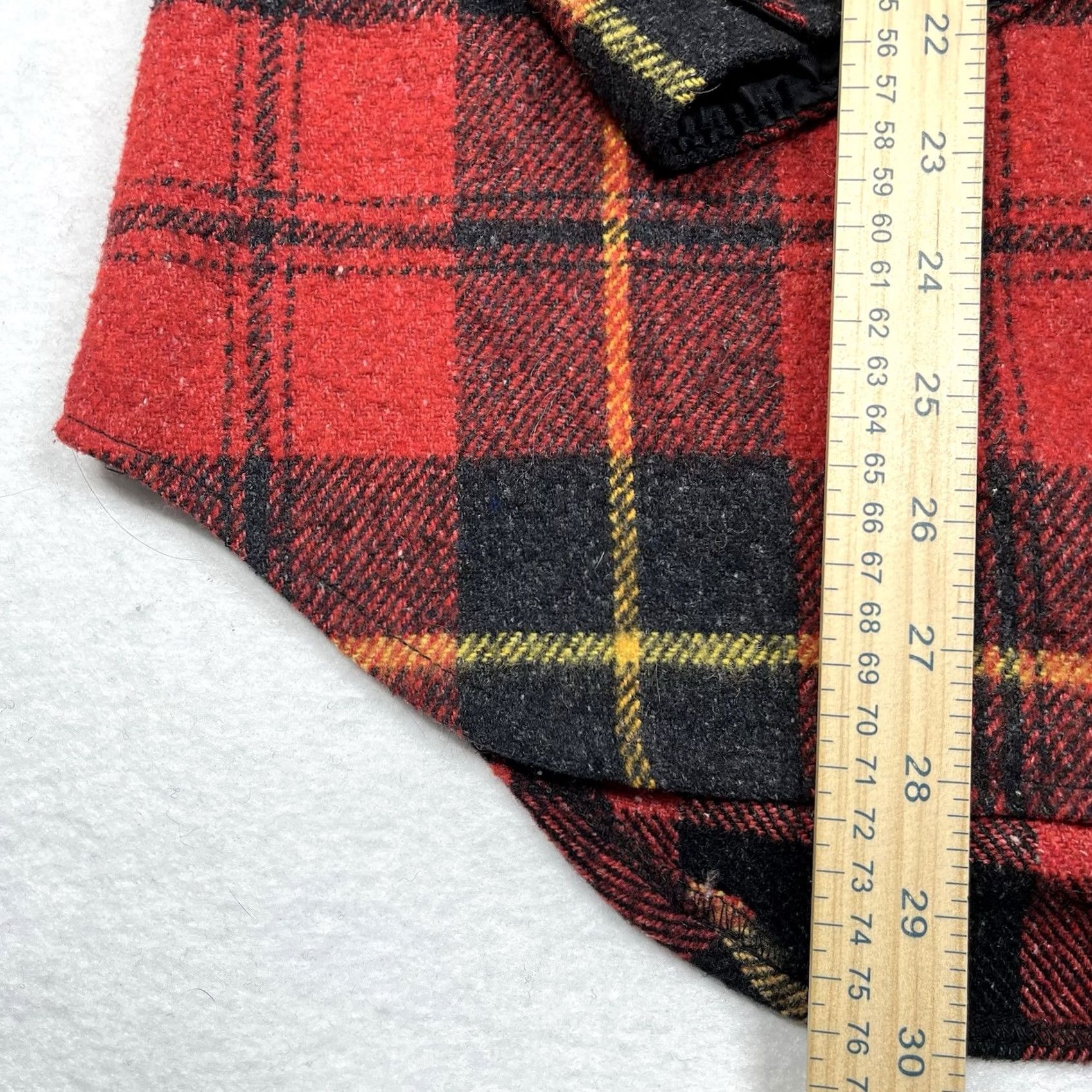 McGregor VINTAGE McGregor Wool Flannel Plaid Shirt Long Sleeve L Rockabilly Work Shacket Size US L / EU 52-54 / 3 - 4 Thumbnail