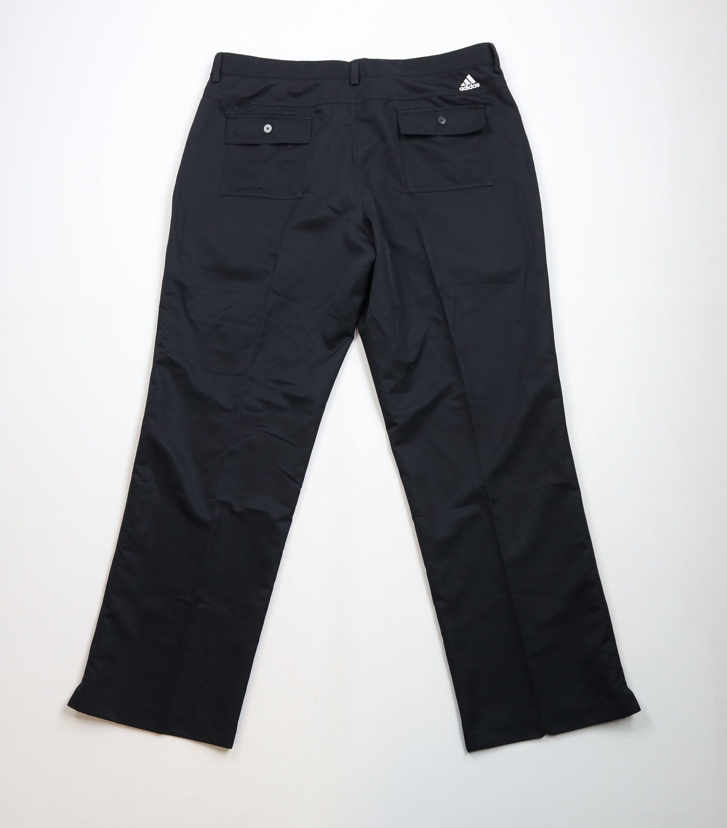 Adidas × Vintage Vintage Y2K Adidas Golf Wide Leg Tech Chino Pants Black Size US 38 / EU 54 - 9 Thumbnail