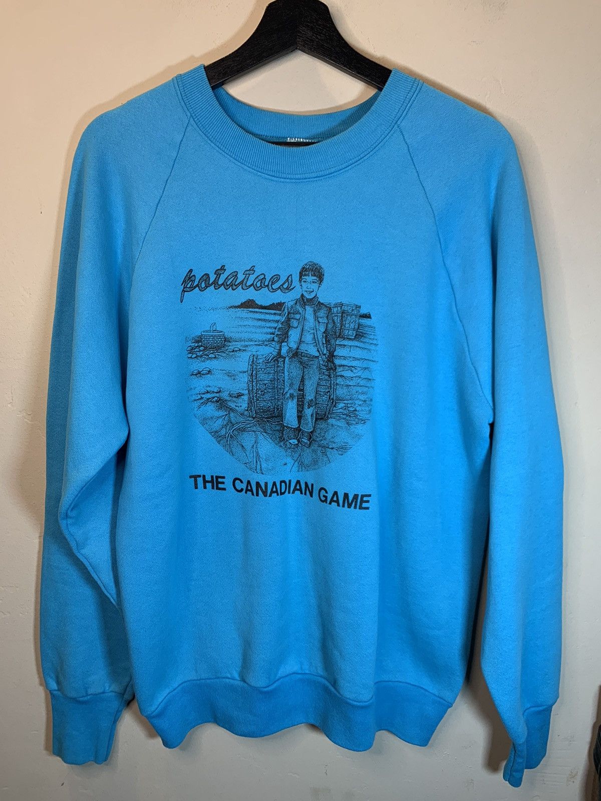 Vintage *RARE* Vintage Potatoes The Canadian Game Art Sweatshirt - L Size US L / EU 52-54 / 3 - 1 Thumbnail