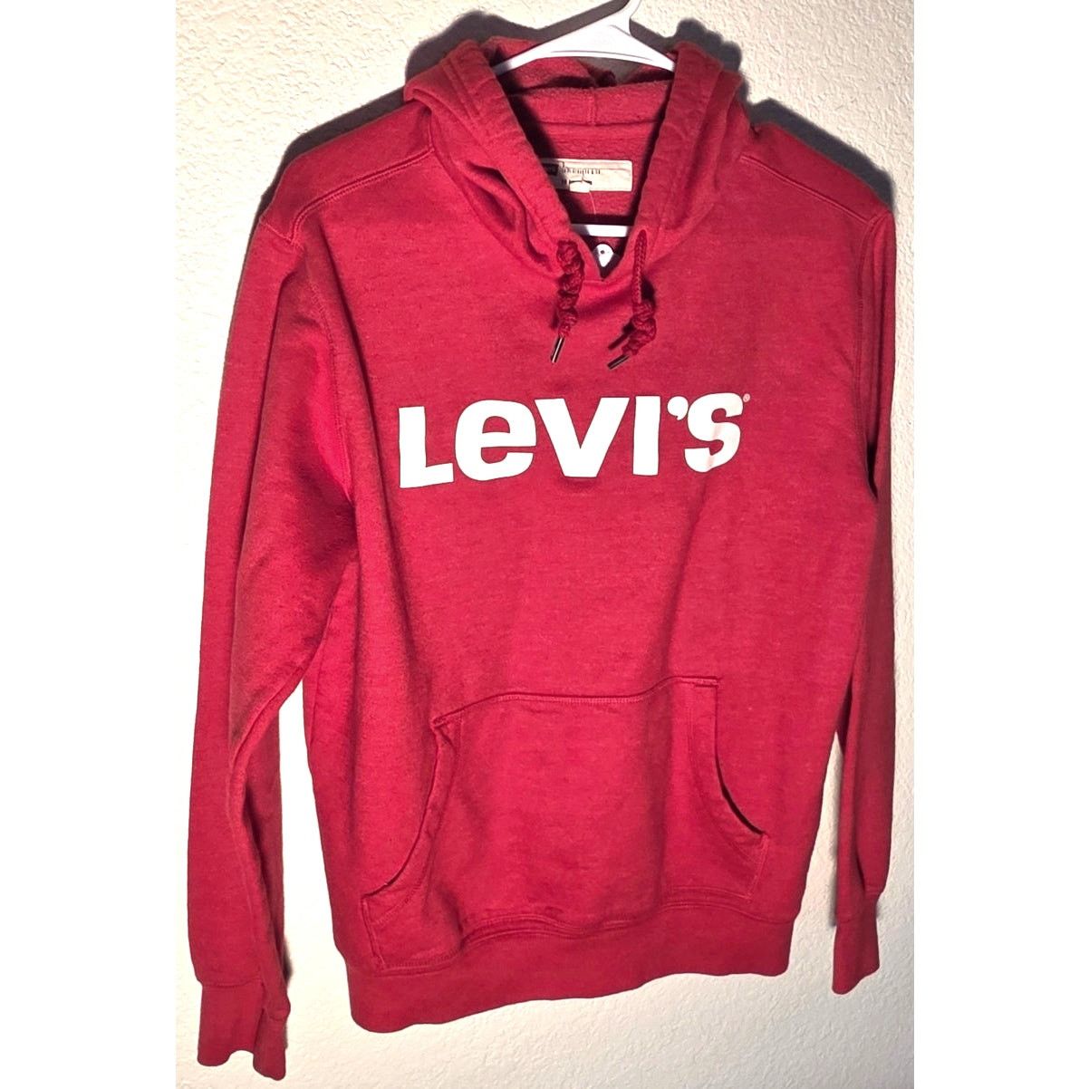 Levi's Cozy Red Levi's Women's Small Hoodie - Perfect for Everyday! Size S / US 4 / IT 40 - 2 Thumbnail
