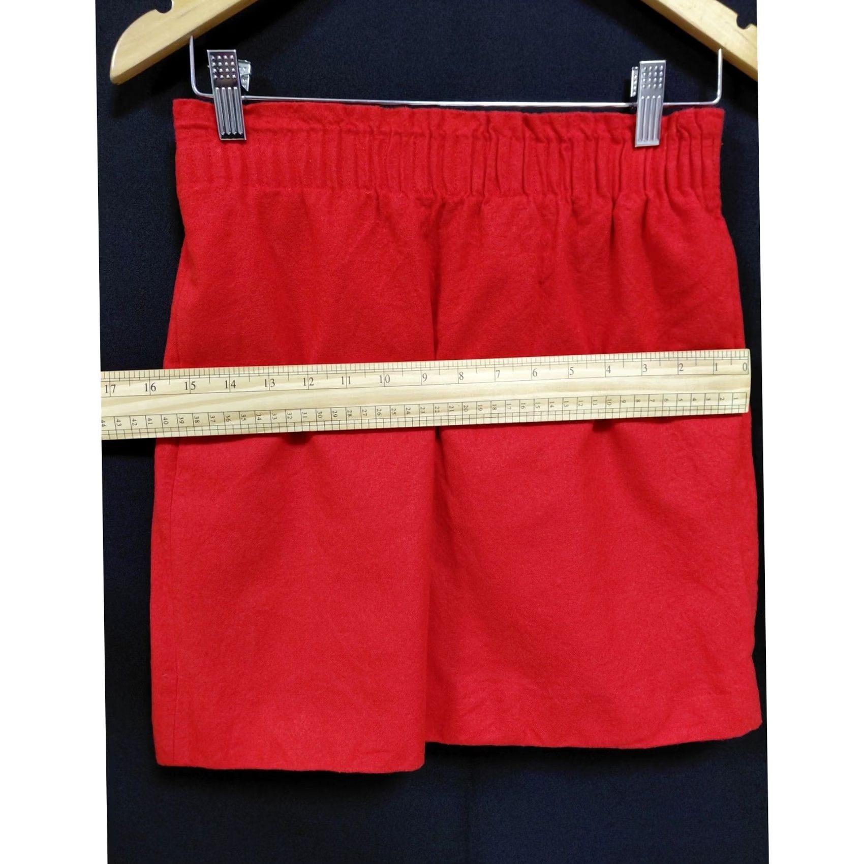 J.Crew J.Crew Skirt Women Size 2 Red Wool Blend Lined Solid Size 26" / US 2 / IT 38 - 6 Thumbnail