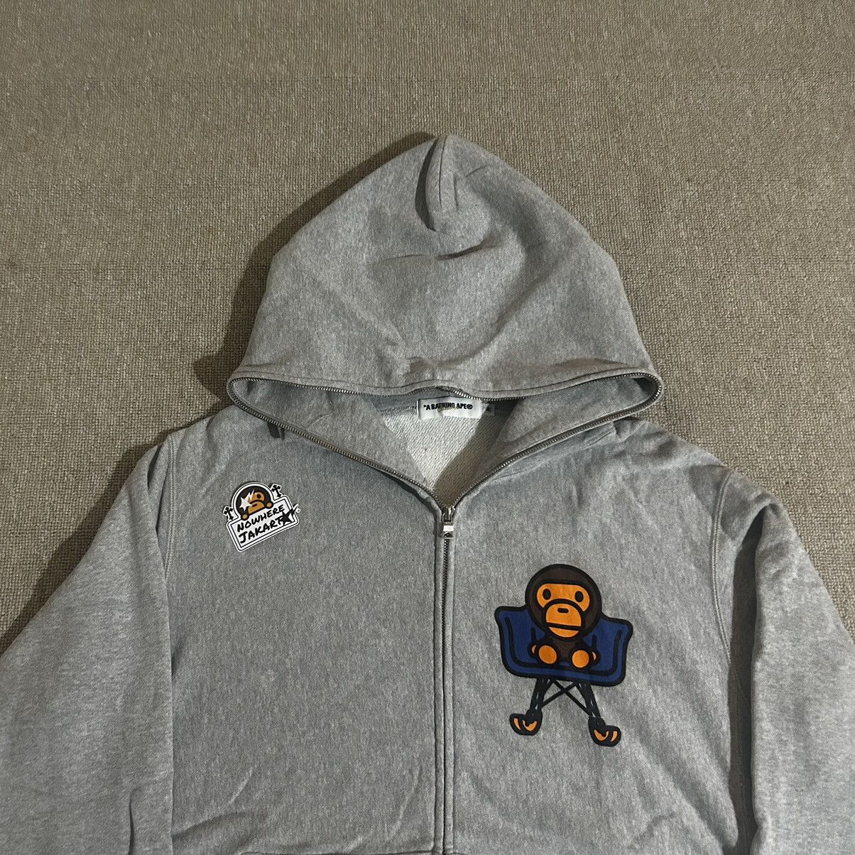Bape Baby Milo Full Zip Hoodie Size US M / EU 48-50 / 2 - 2 Thumbnail