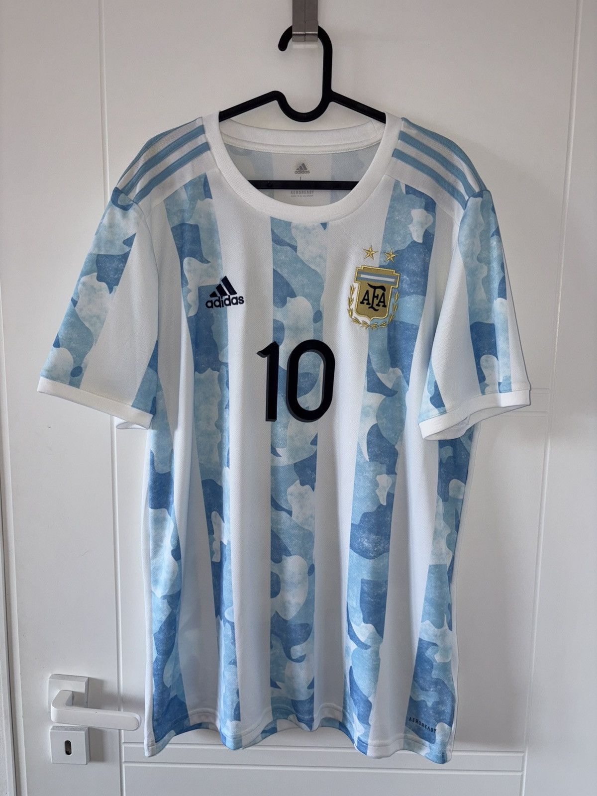 Argentina adidas 2021 domowa Messi — zdjęcie 3