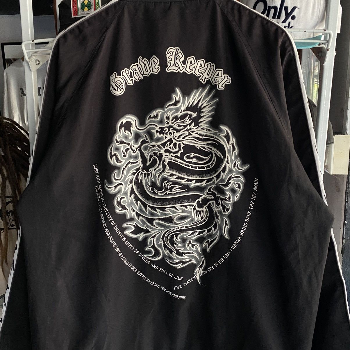 Japanese Brand Dogcigar Dragon Drake Keeper Big Logo Light Jackets Size US XL / EU 56 / 4 - 14 Thumbnail