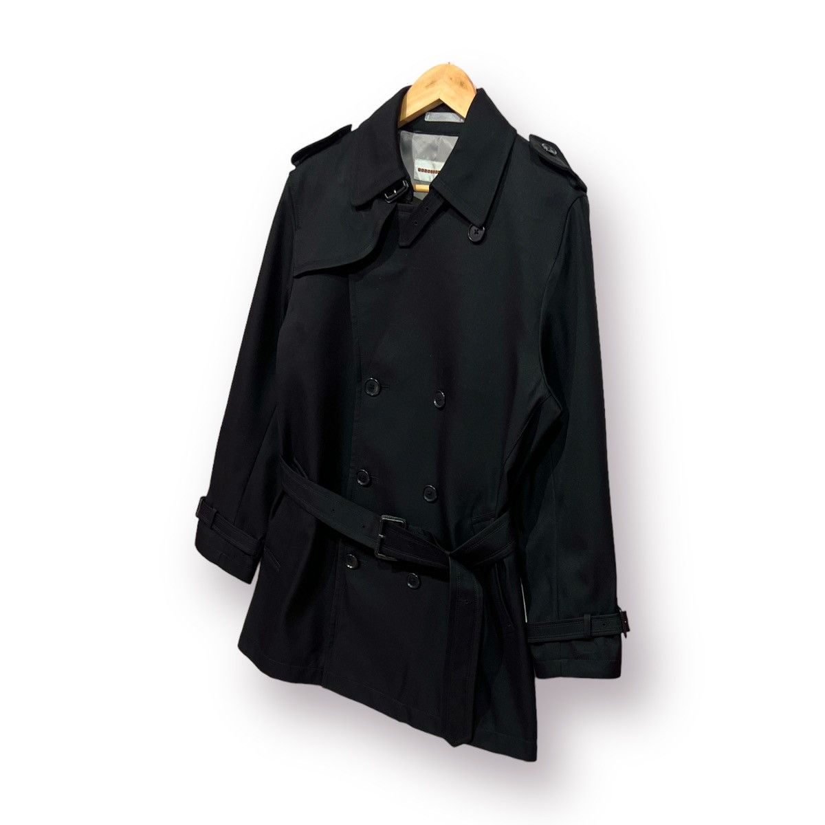 Japanese Brand × Other 🔥 DOUBLE BREASTED JAPANESE THEMESPOINT TRENCH COAT - M Size US S / EU 44-46 / 1 - 2 Thumbnail