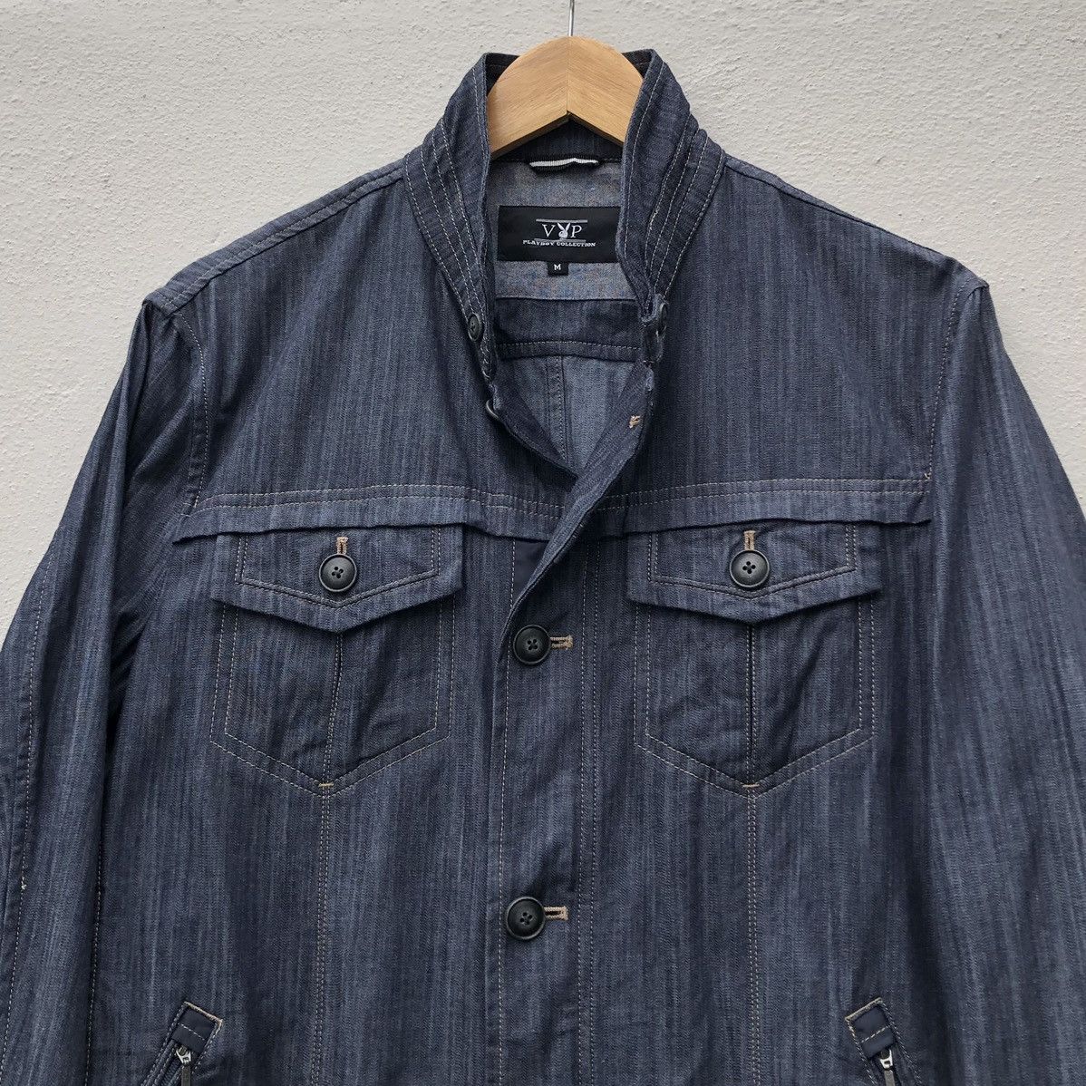 Playboy Vintage VIP Playboy Collection Denim Jacket Size US M / EU 48-50 / 2 - 2 Thumbnail