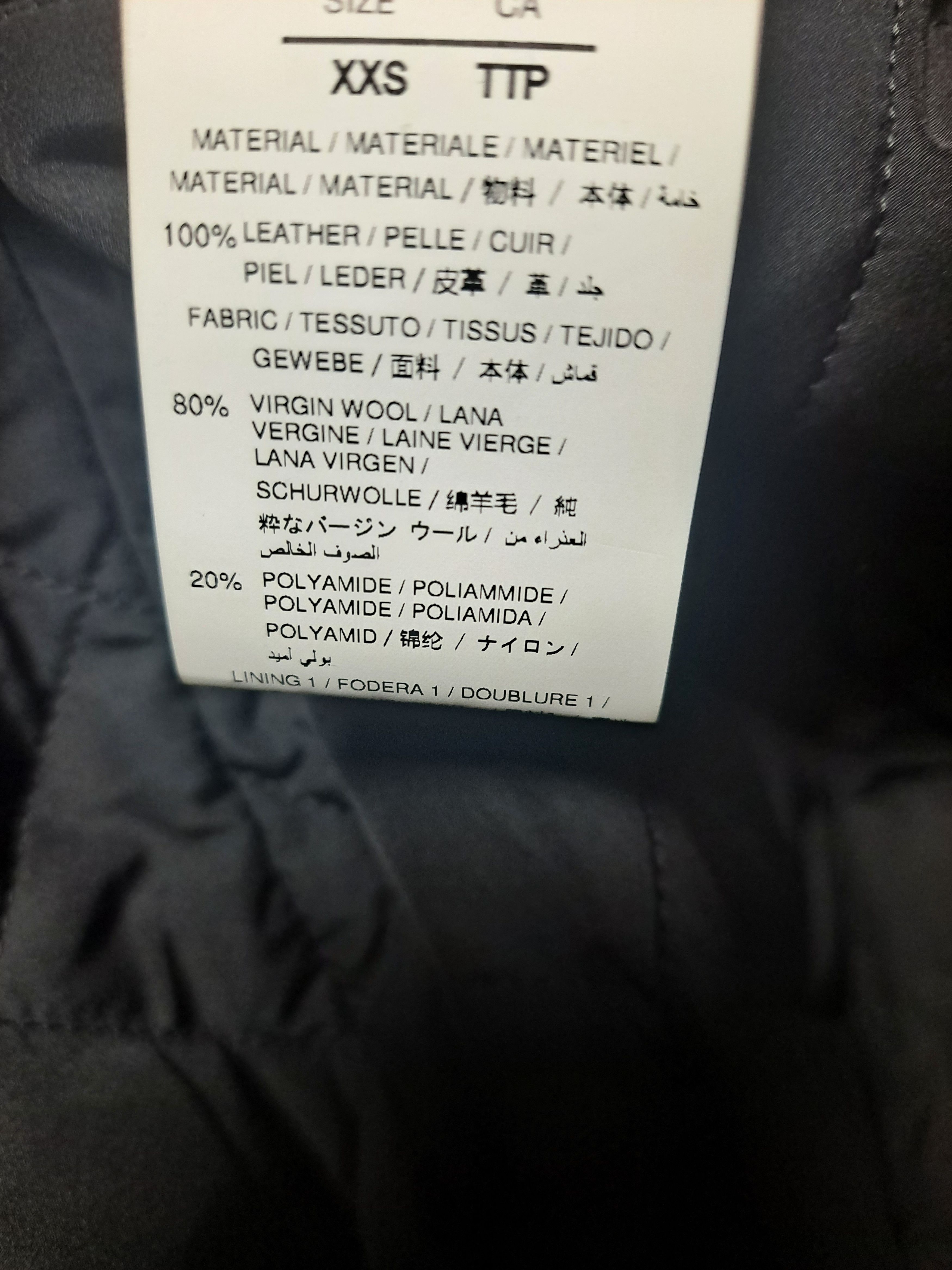 Ambush Design NWT) $2000 AMBUSH LEATHER LAYERED VARSITY JACKET Size US XXS / EU 40 - 7 Thumbnail