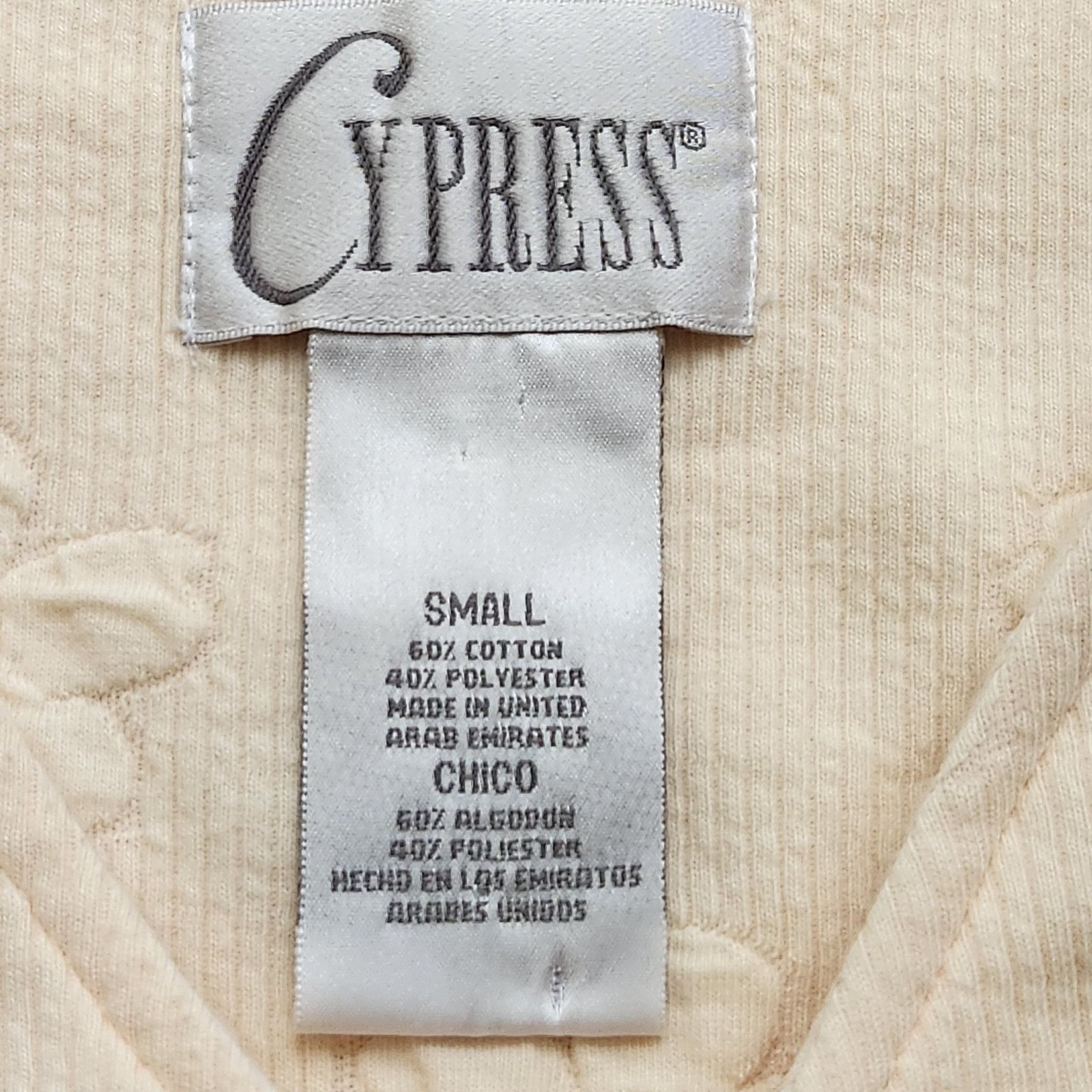 Other Cypress Cream Beige Ribbed Knit Raised Flower Sheath Dress S Size S / US 4 / IT 40 - 4 Thumbnail