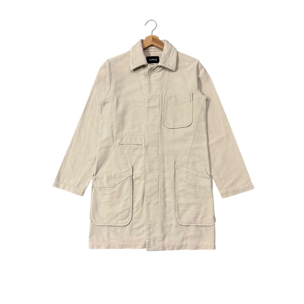 Zucca Vintage Zucca Issey Miyake Long Buttons Jacket Size US M / EU 48-50 / 2 - 1 Thumbnail