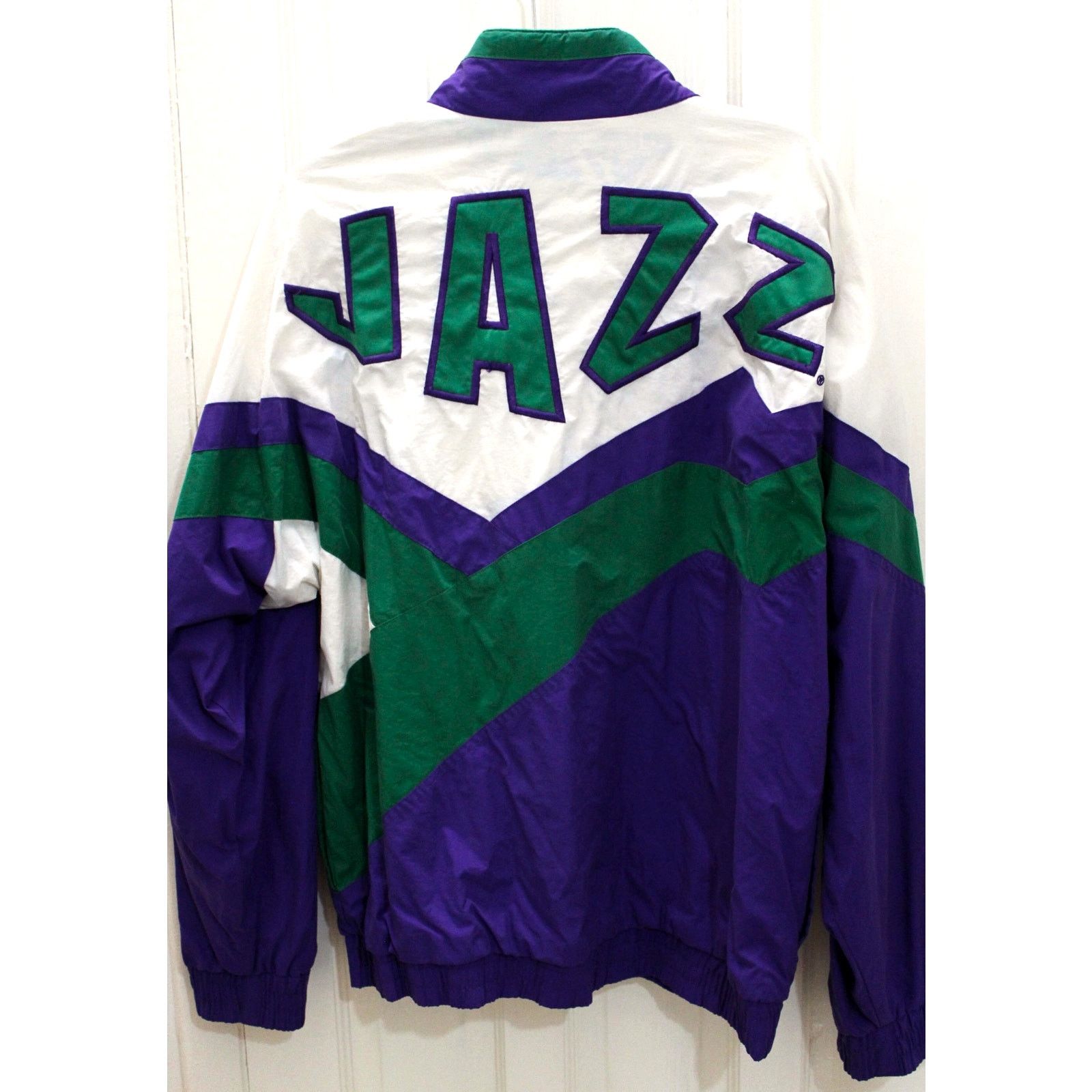 NBA × Starter Utah Jazz 90s APEX windbreaker jacket M purple NBA vintage Size US M / EU 48-50 / 2 - 1 Thumbnail