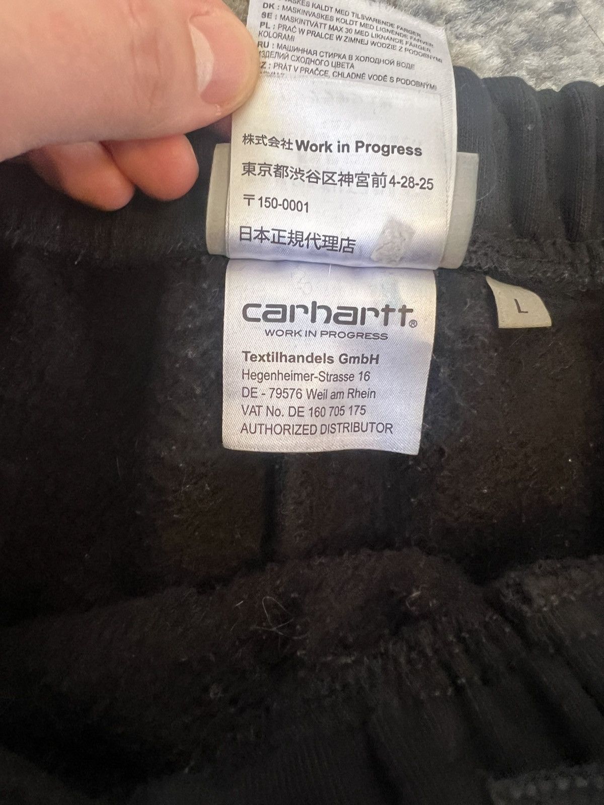 Carhartt Wip CARHARTT WIP - CHASE SWEATPANTS - BLACK - SIZE LARGE Size US 44 / EU 60 - 13 Thumbnail
