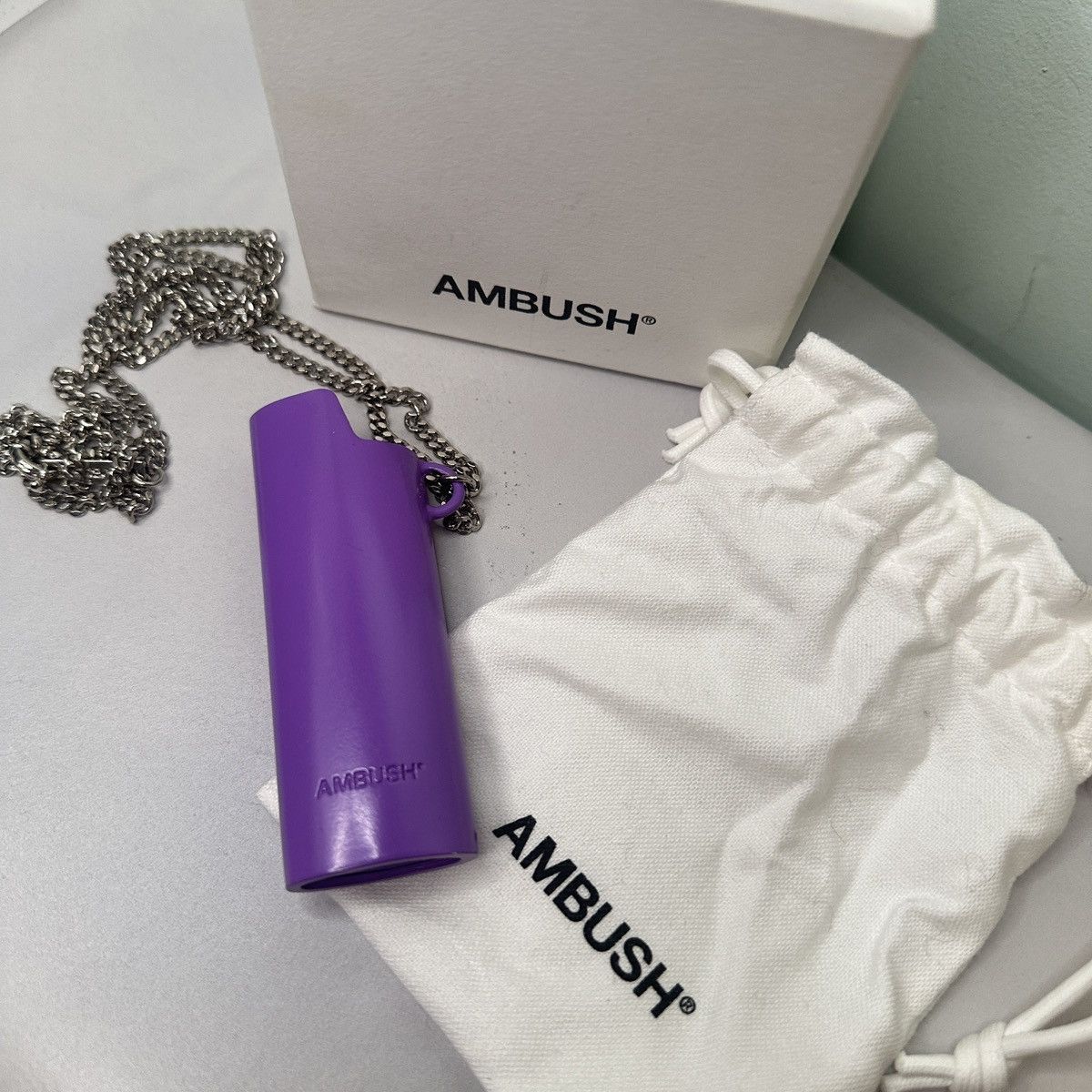 Ambush Design Ambush Lighter Case Necklace - Purple (Full Set) Size ONE SIZE - 2 Thumbnail