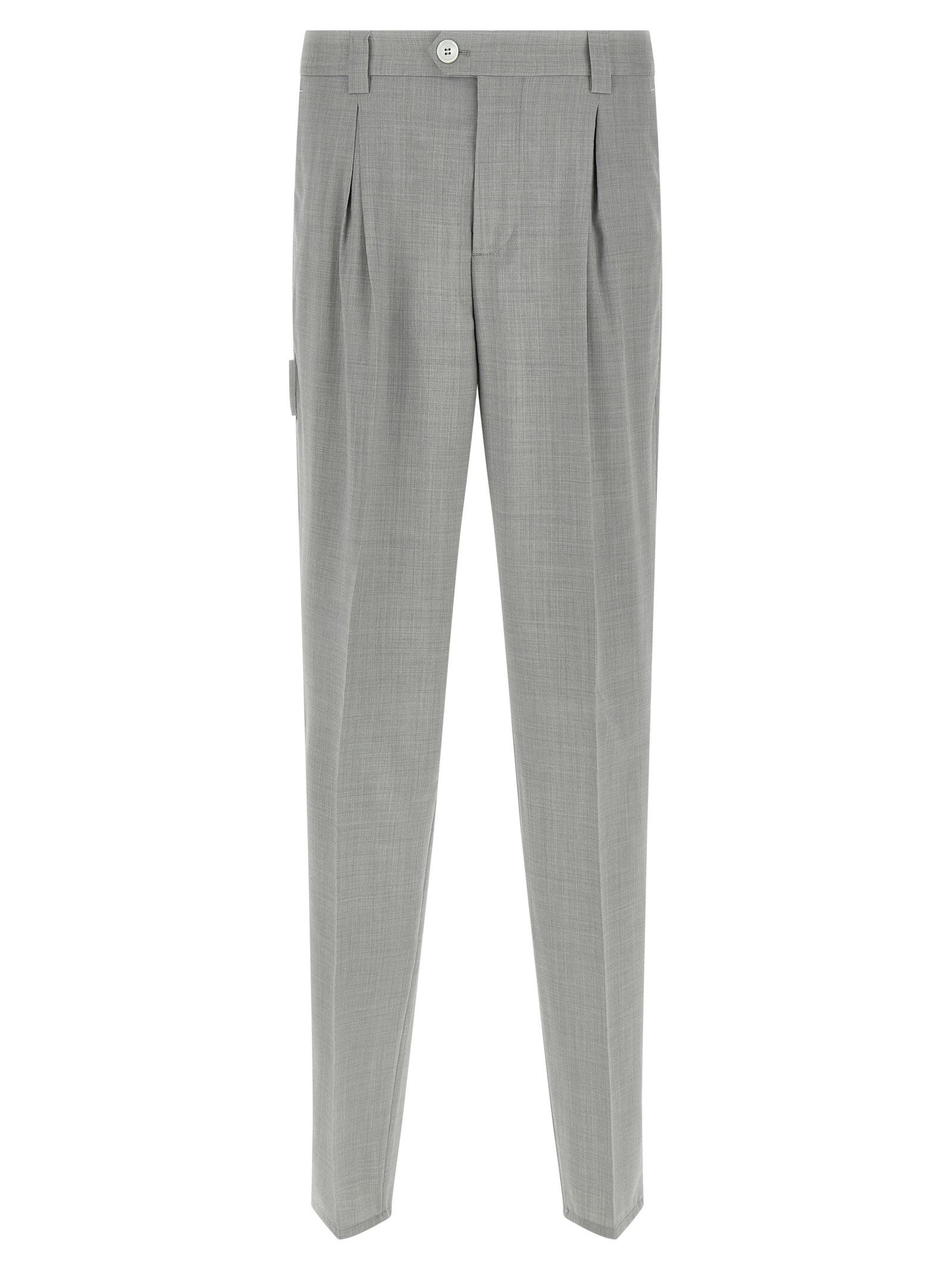 Brunello Cucinelli Mélange Wool Pants Size US 30 / EU 46 - 1 Thumbnail