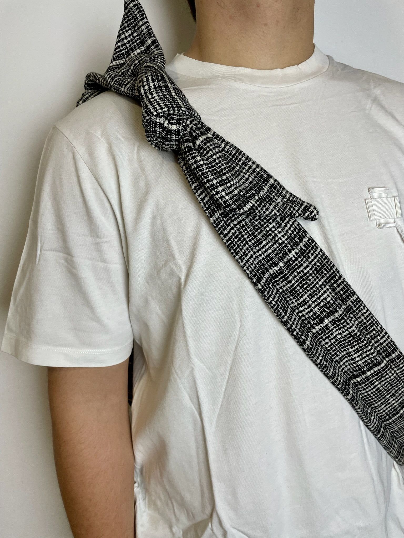 BNWT FW18 Plaid Sleek Sling Bag