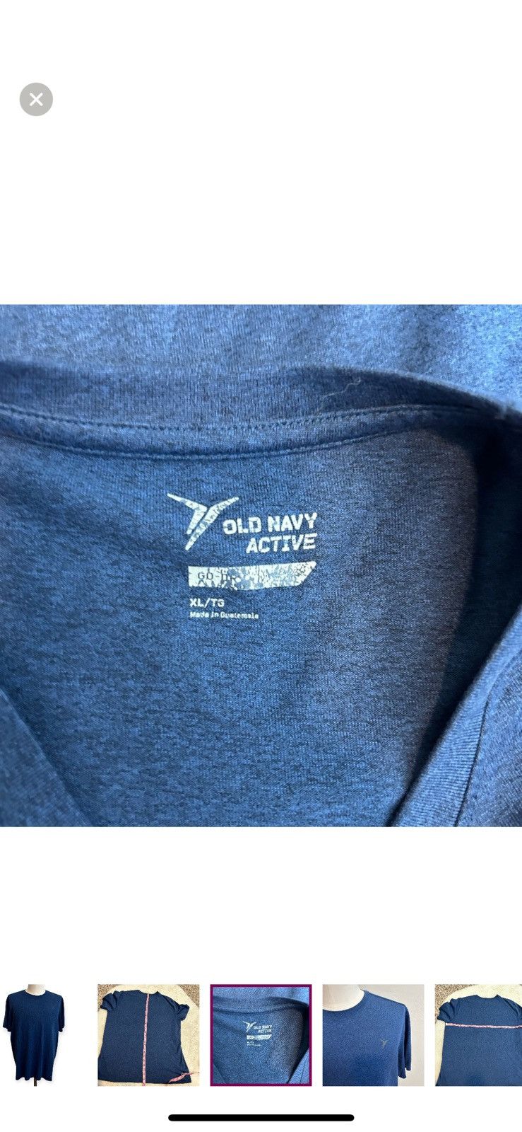 Old Navy Old navy men’s XL blue athletic tee Size US XL / EU 56 / 4 - 5 Thumbnail