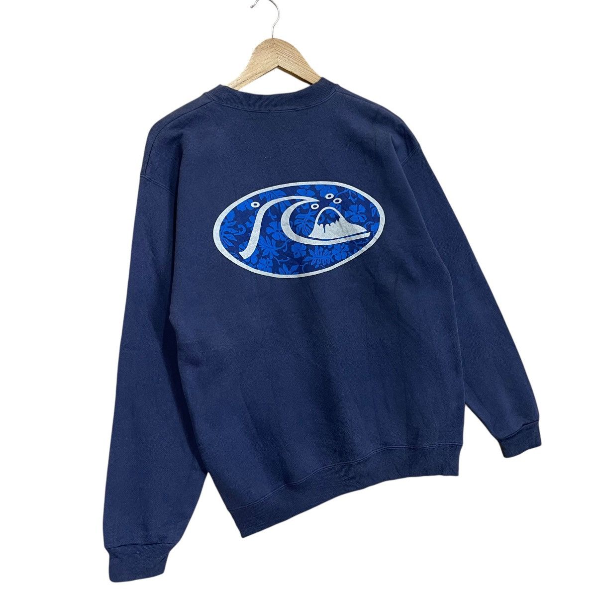 Quiksilver Vintage 90s Quiksilver Big Logo Crewneck Sweatshirt Size US M / EU 48-50 / 2 - 2 Thumbnail