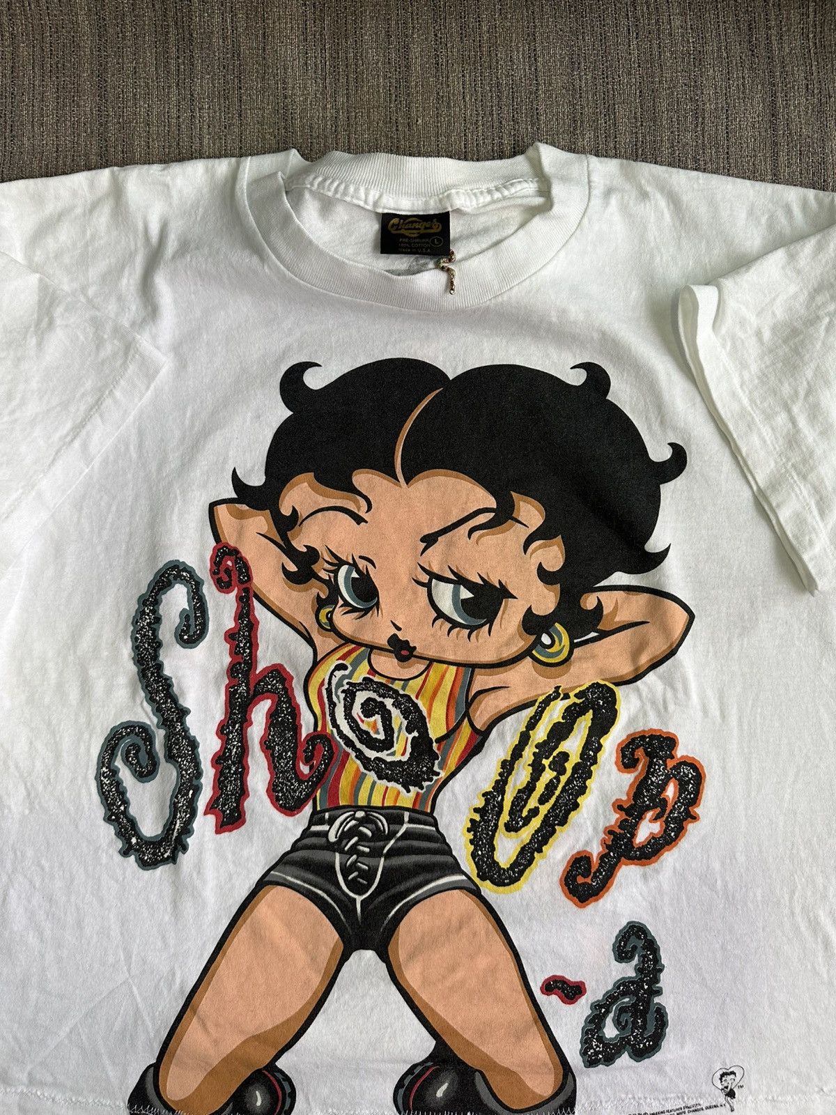 Other Vintage 90’s Betty Boop Print Mirror Sexy Boxy Size US L / EU 52-54 / 3 - 1 Thumbnail