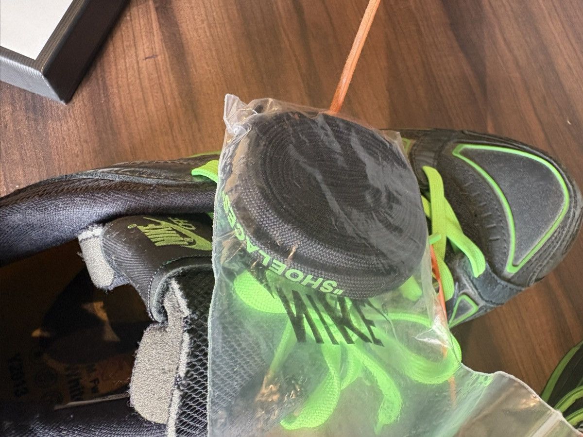 Nike × Off-White Off-White x Air Rubber Dunk 'Green Strike' Size US 12.5 / EU 45-46 - 7 Thumbnail