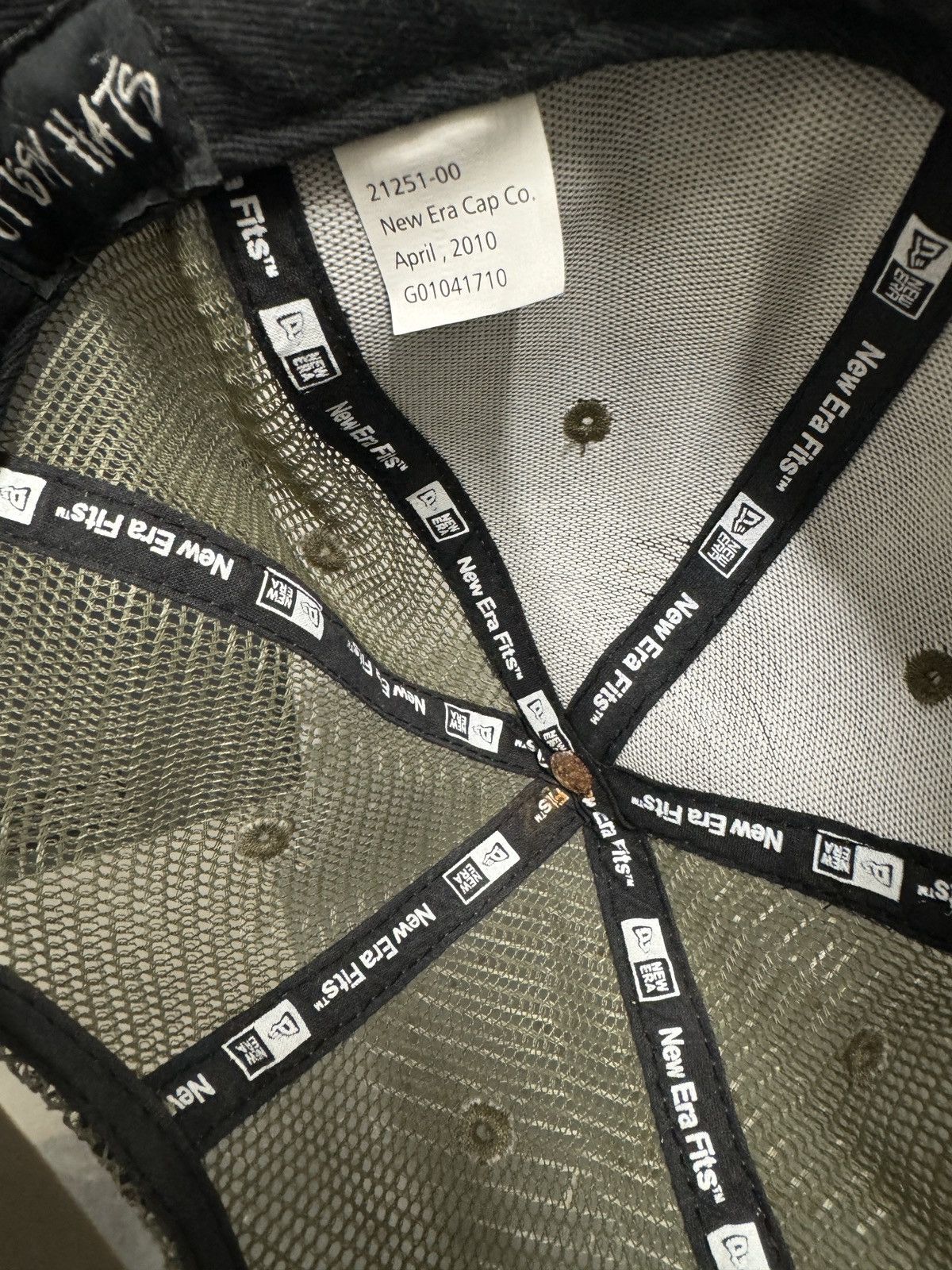 New Era × Stussy Stussy x New Era 2010 vintage rate logo cap capz Size ONE SIZE - 7 Thumbnail