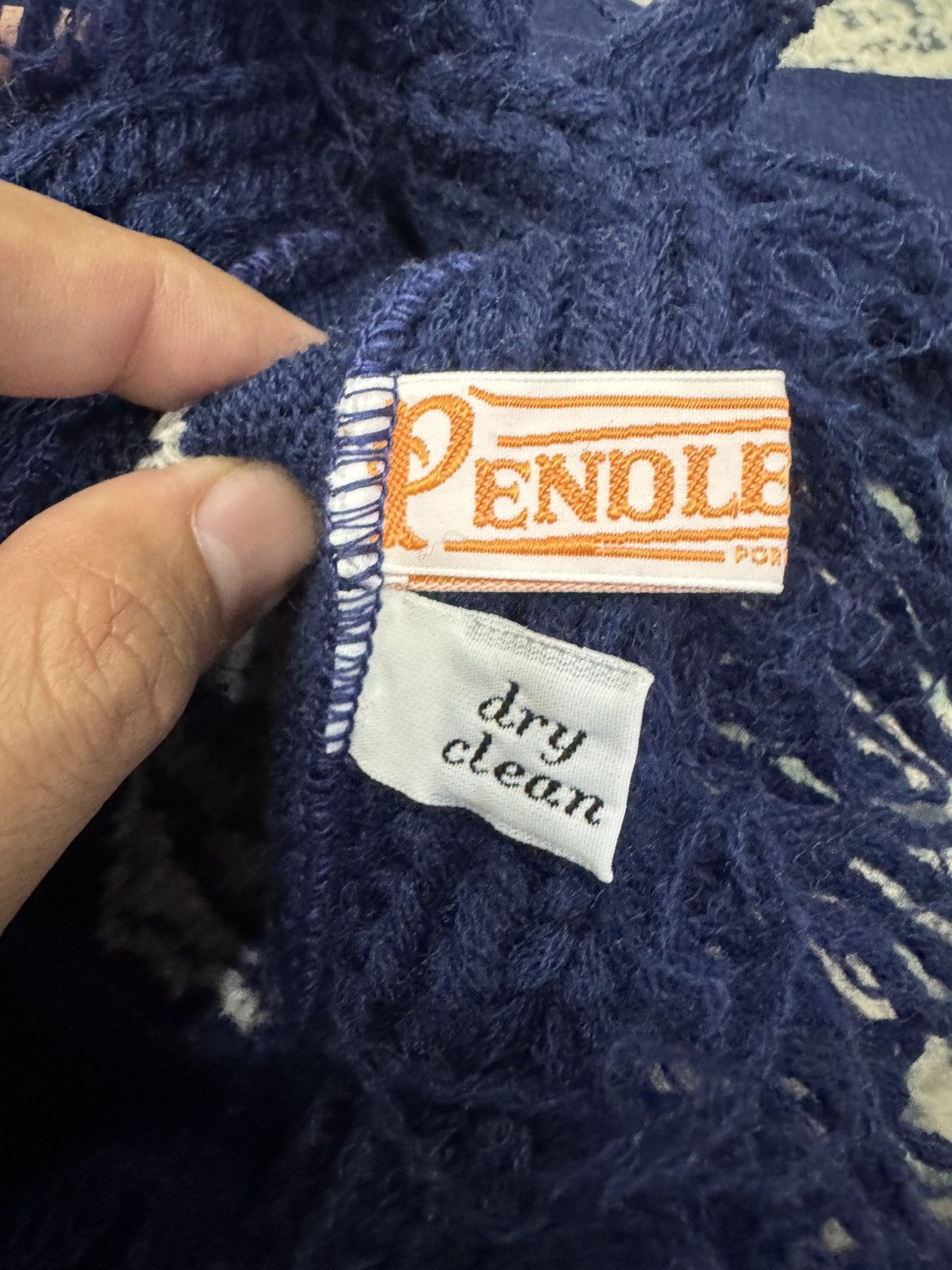 Pendleton VINTAGE KNITTED PENDLETON VIRGIN WOOL SCARF MUFFLER Size ONE SIZE - 4 Thumbnail