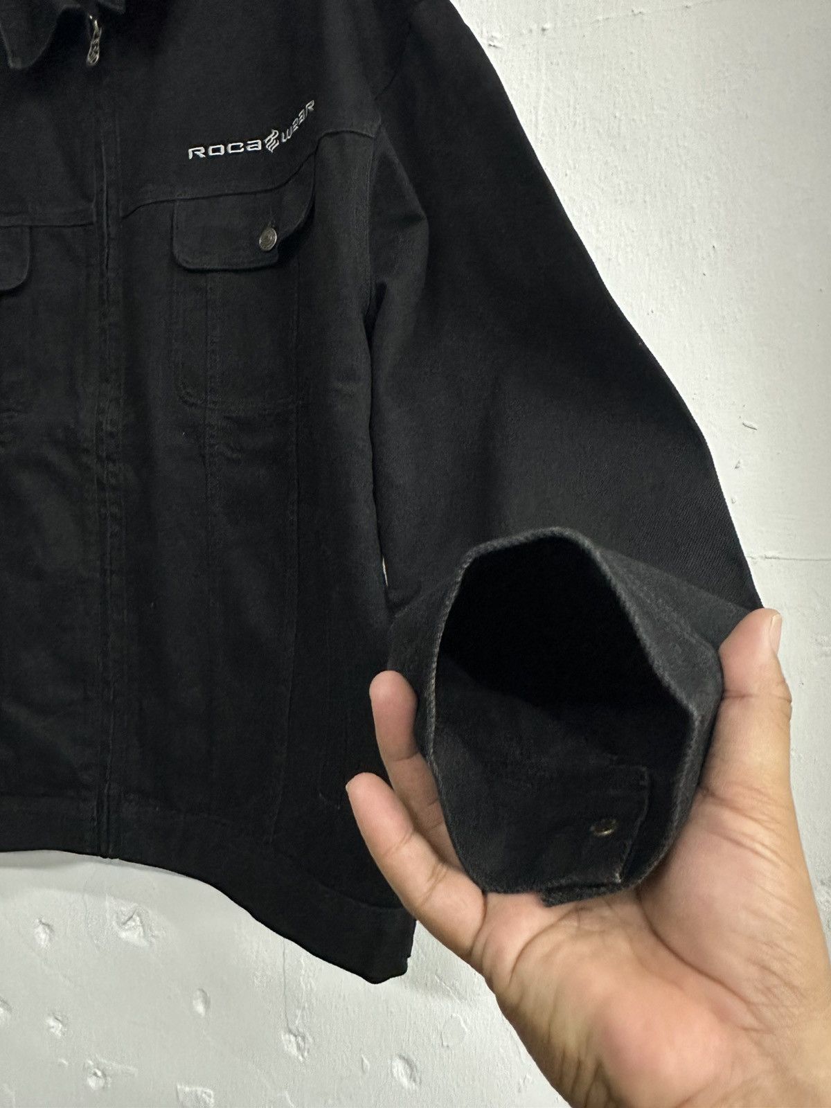 Rocawear Y2K JAYZ ROCAWEAR TRIPLE BLACK DENIM Jacket Size US XXL / EU 58 / 5 - 4 Thumbnail