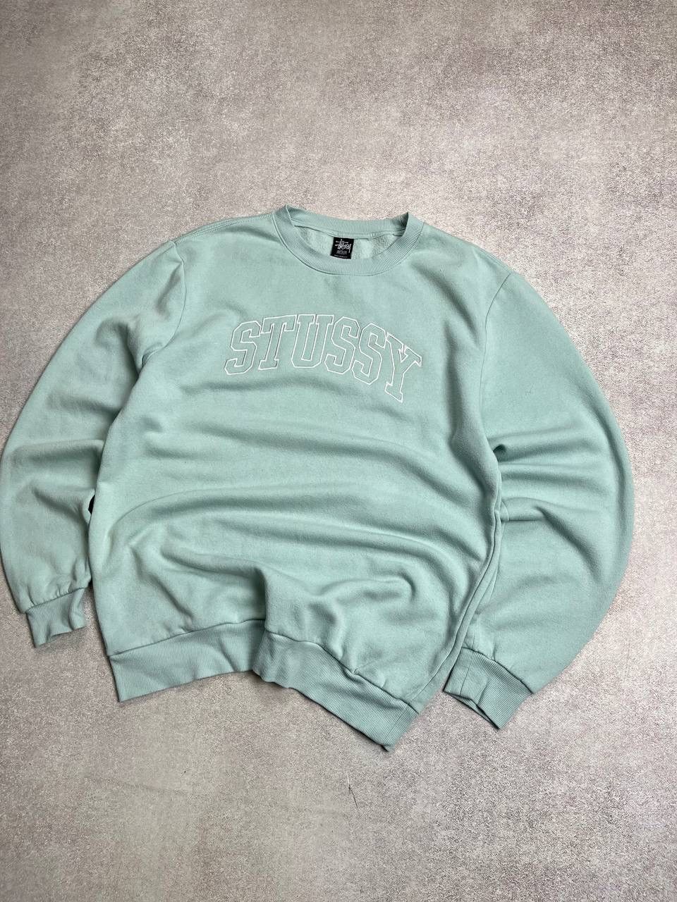 Stussy × Vintage Vintage Stussy Spellout Boxy Sweatshirt M Size US M / EU 48-50 / 2 - 3 Thumbnail