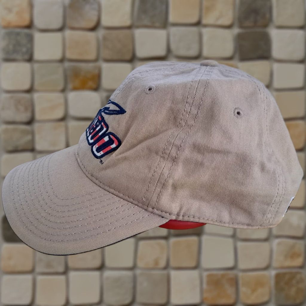 Vintage Toledo University Rockets The Game Adjustable Patrotic Hat Men Beige Cotton Baseball Cap University baseball Rocketeer Adjustable Cap Size ONE SIZE - 1 Thumbnail