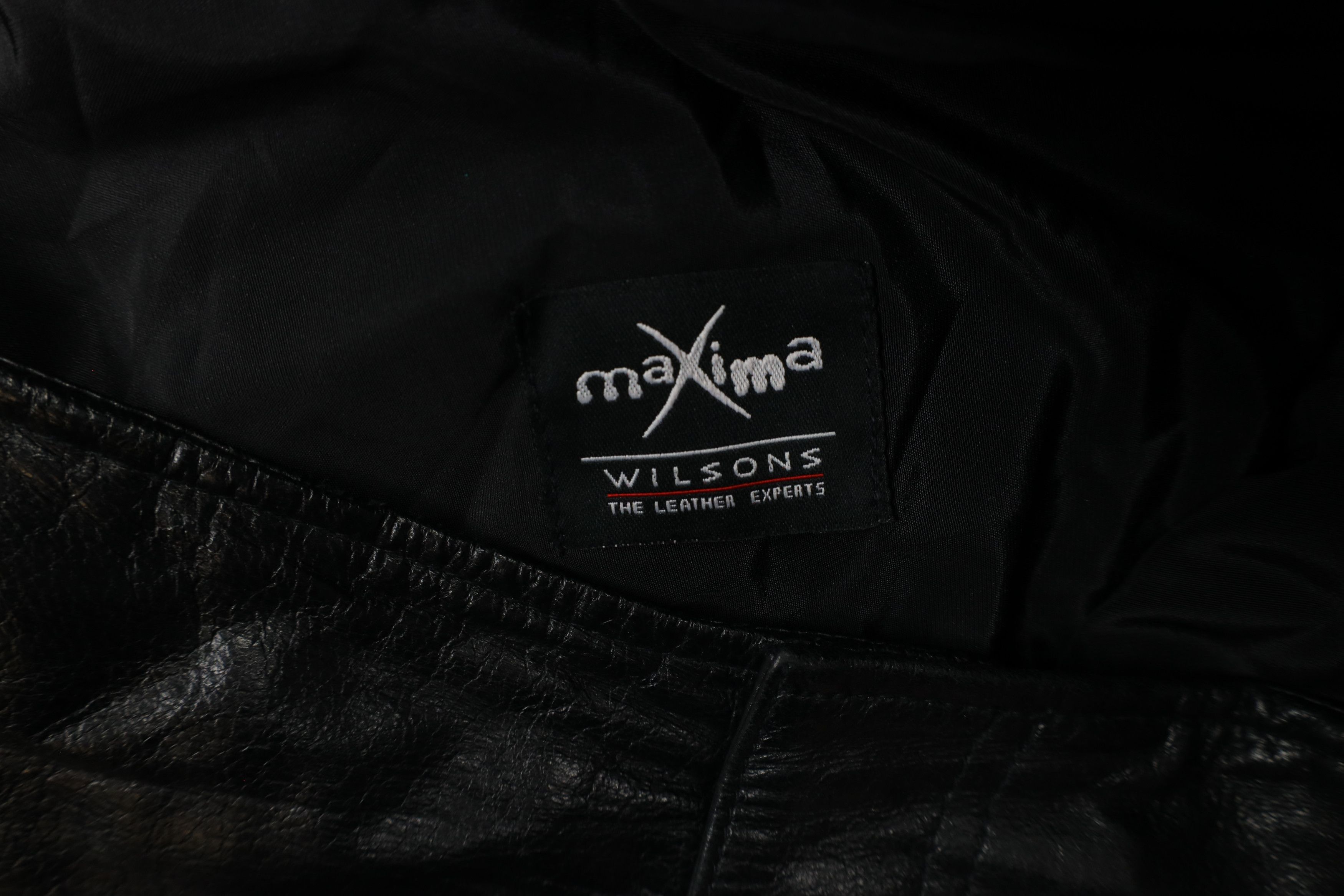 Vintage Vintage 90s Streetwear Flared Leather Pants Goth Dom Size 36" / US 14 / IT 50 - 7 Thumbnail