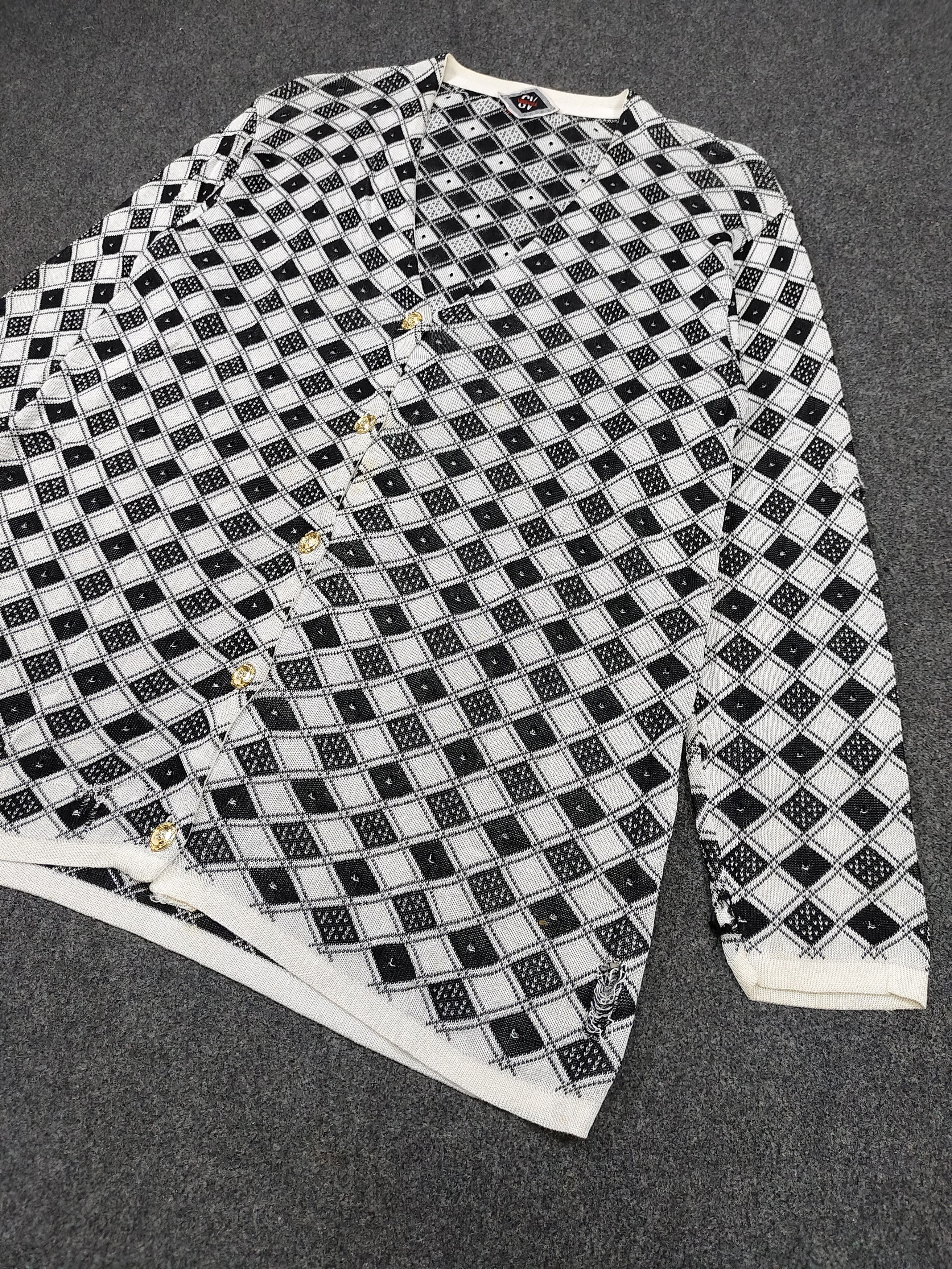 Versace ARCHIVED🇮🇹 Vtg 80s Gianni Versace Versatile Rayon Knitted Size L / US 10 / IT 46 - 7 Thumbnail
