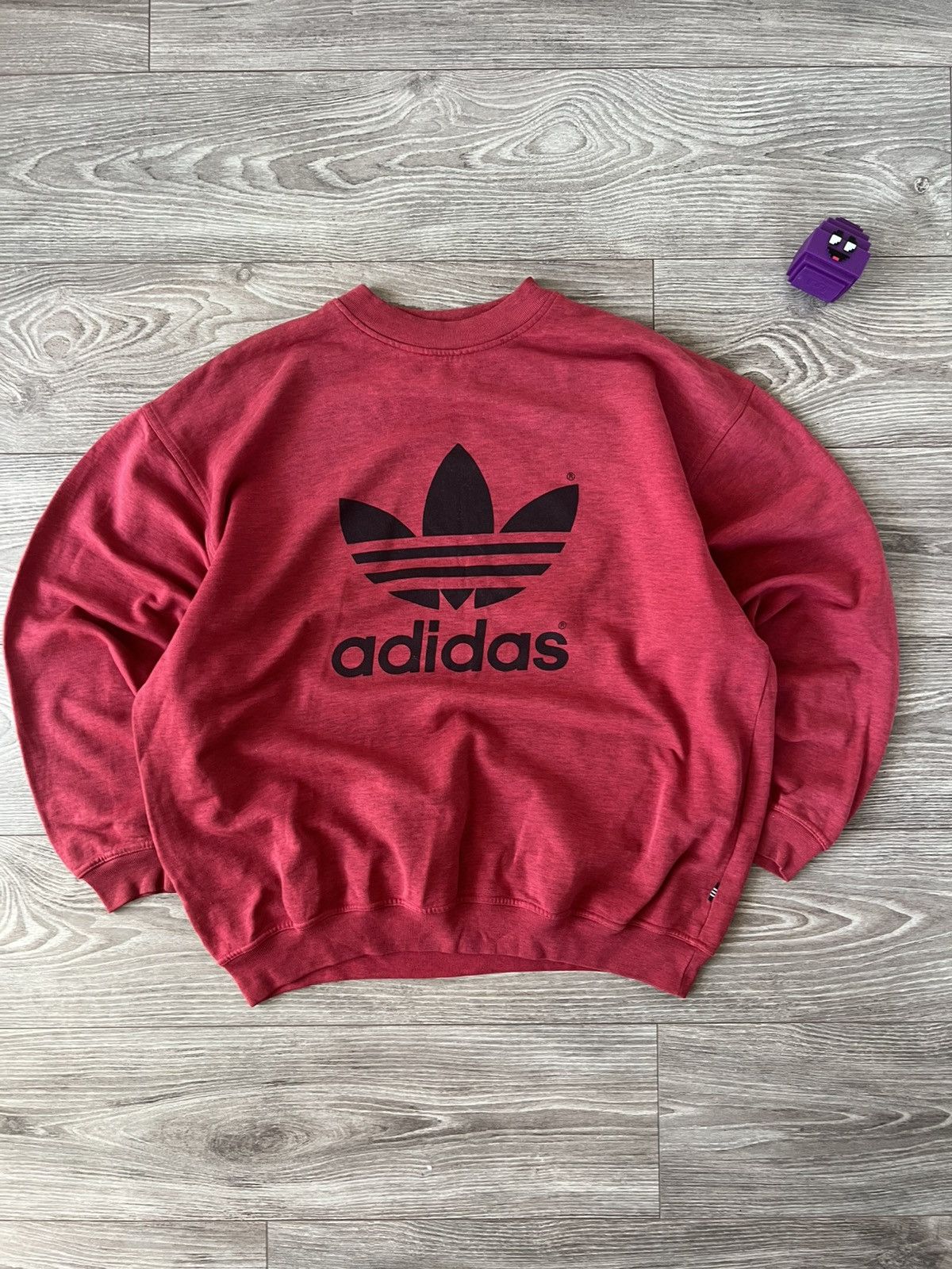 Adidas Vintage Y2k Adidas Oversize Big Logo Crewneck Sweatshirt Size US L / EU 52-54 / 3 - 12 Thumbnail