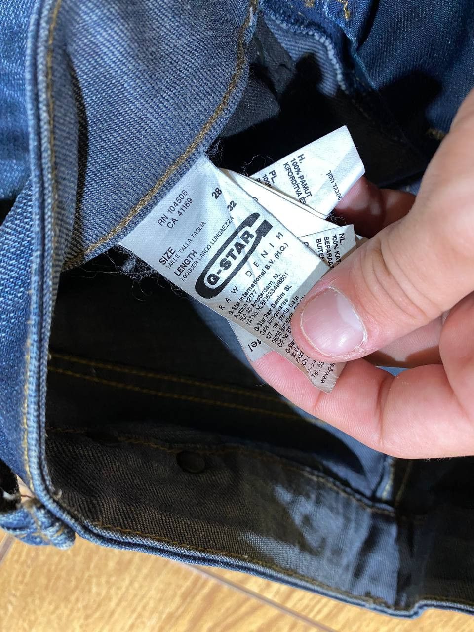 G-Star Vintage G-Star Raw Regular Fit Denim Jeans Size 28 Size US 28 / EU 44 - 2 Thumbnail