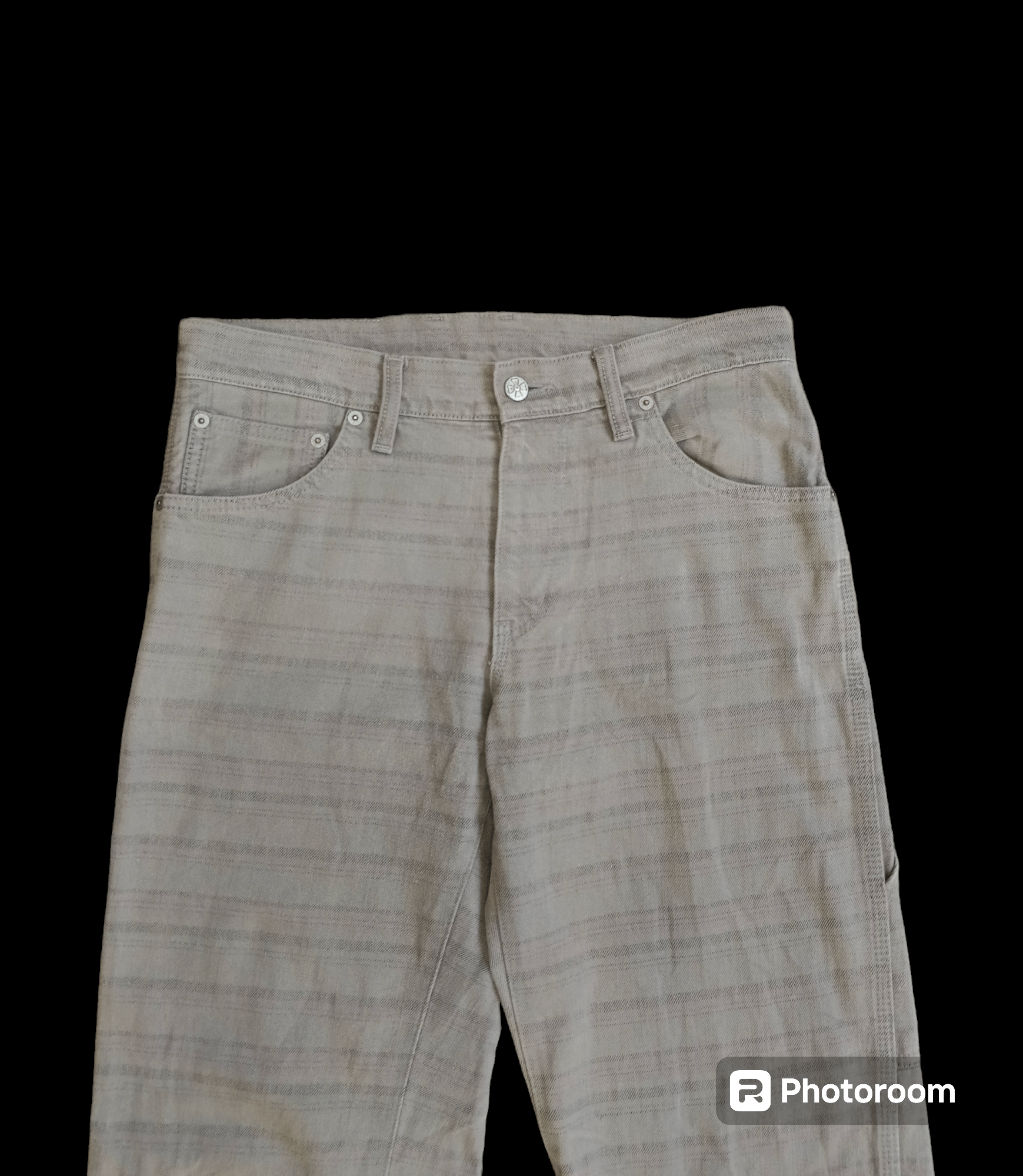 Japanese Brand SiCK 90s OZONE ROCKS STRIPE CARPENTER DENIM PANTS Size US 30 / EU 46 - 3 Thumbnail