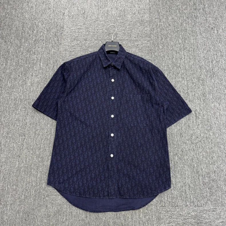 Dior Dior Monogram Short Sleeve Shirt Size US S / EU 44-46 / 1 - 1 Thumbnail
