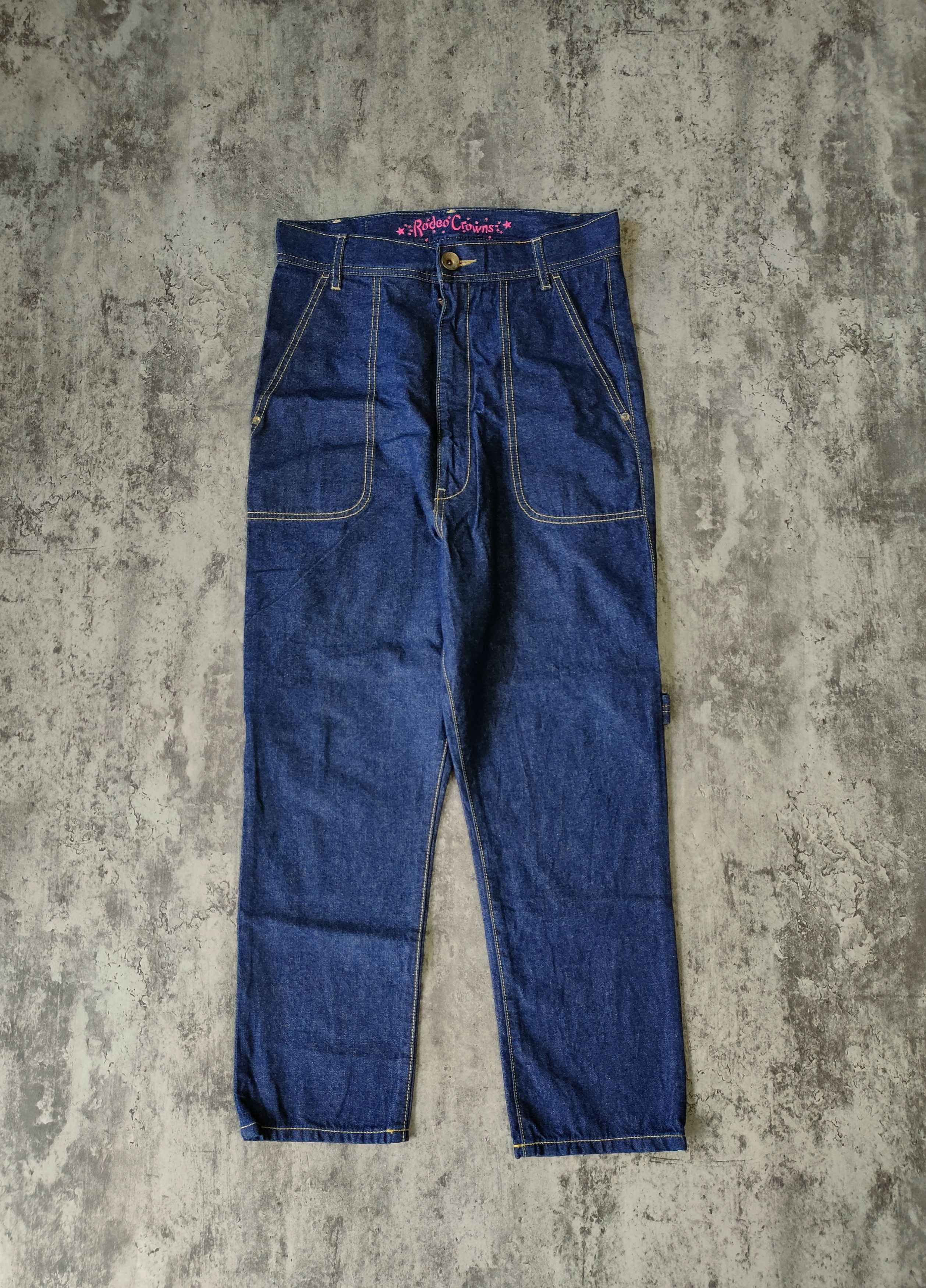 Hysteric Glamour × Japanese Brand × Kapital Rodeo Crowns Japan Bagy Carpenter Pans Size US 31 - 2 Thumbnail