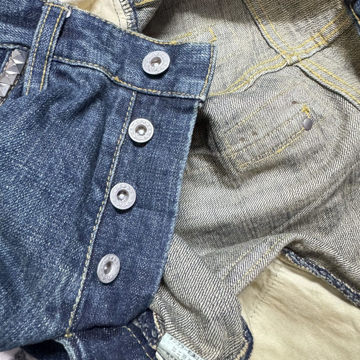Japanese Brand Sergeant Salute + LZG Denim Flare Jeans Studded Hysteric Size US 33 - 18 Thumbnail