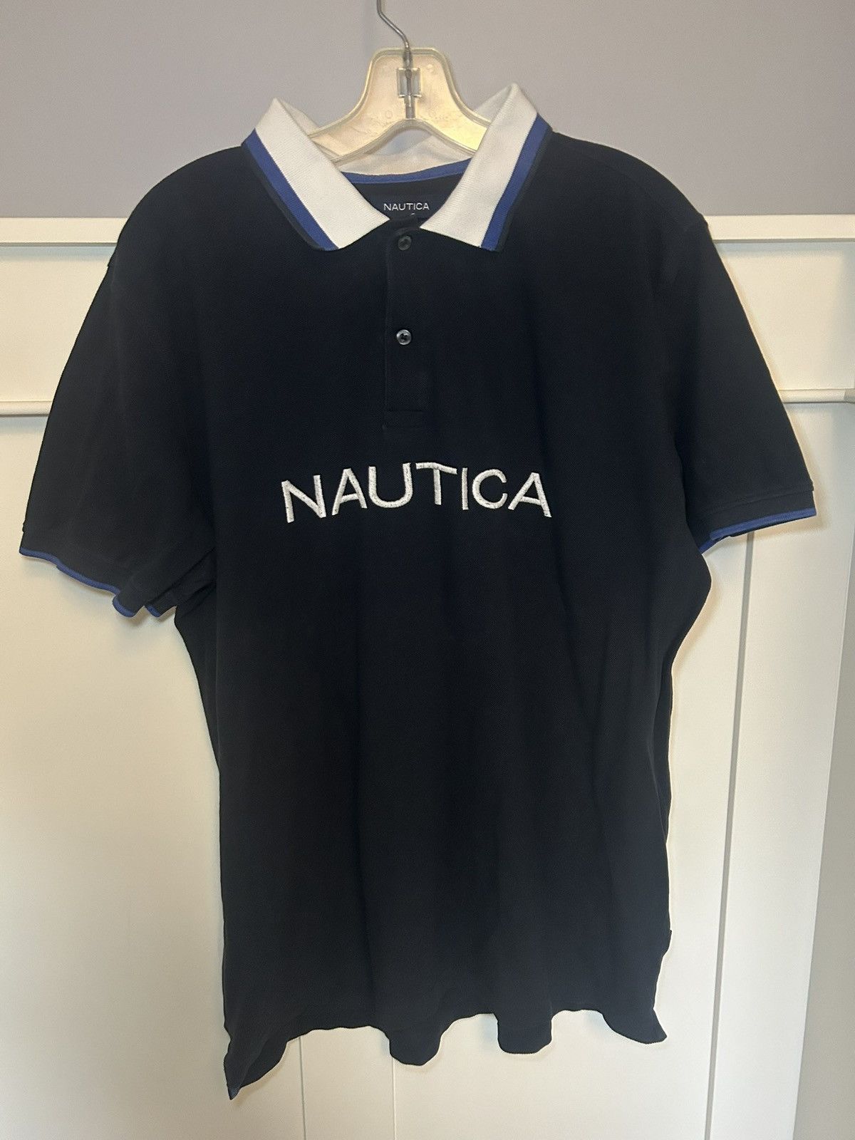 Nautica Vintage Nautica embroidered logo polo t-shirt Size US XL / EU 56 / 4 - 1 Thumbnail