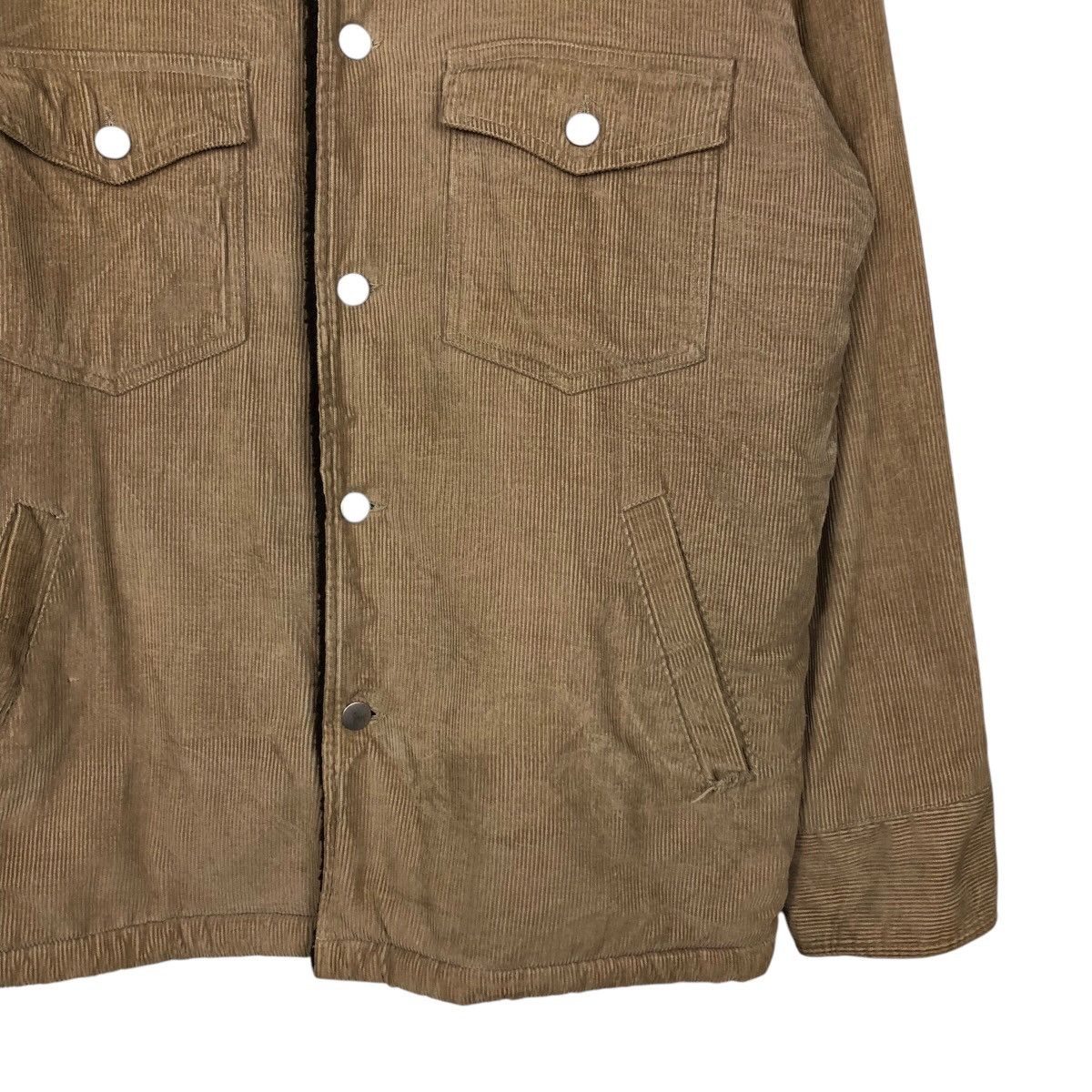Japanese Brand 📌Vintage Biker Jacket Flat Linner Sherpa Blanket Size US L / EU 52-54 / 3 - 6 Thumbnail