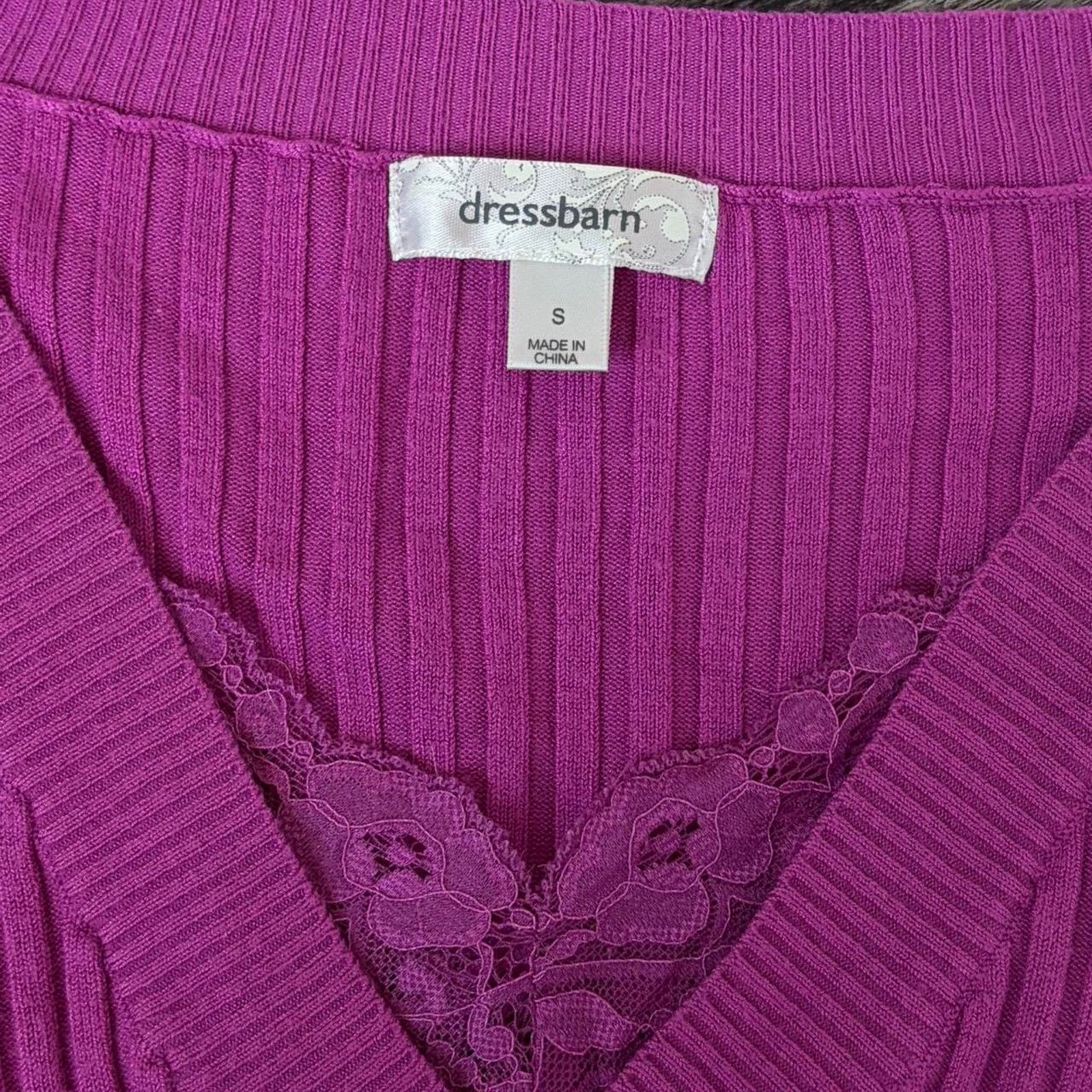 Other Pink long sleeve top with lace detail Size S / US 4 / IT 40 - 2 Thumbnail