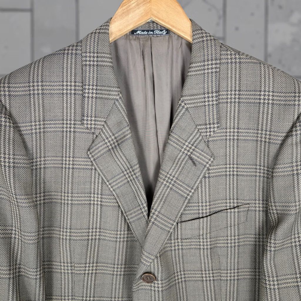 Giorgio Armani Giorgio Armani Le Collezioni Jacket Coat Three-Button Notch Lined Wool/Nylon Brown 40 Mens Regular Size Jacket/Coat Size US XXS / EU 40 - 1 Thumbnail