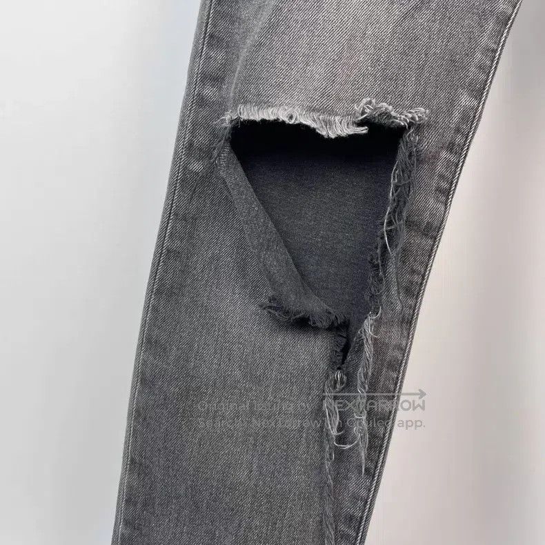 Balenciaga Balenciaga Ripped denim pants Size US 28 / EU 44 - 4 Thumbnail