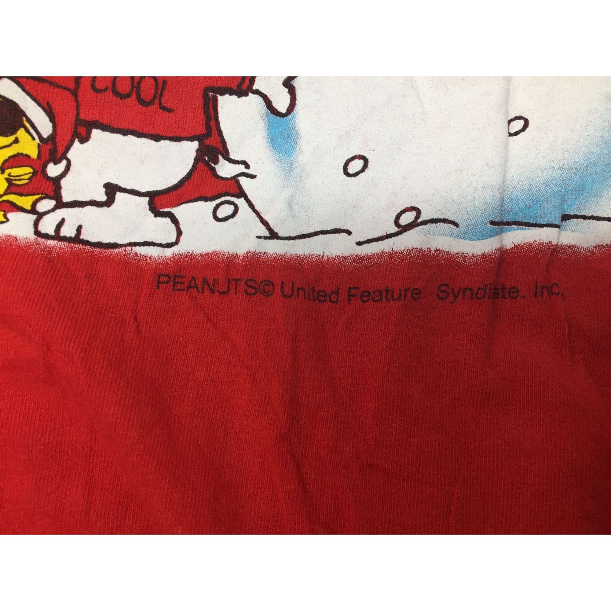 Gildan PEANUTS CHRISTMAS RED GILDAN TEE SHIRT SIZE LARGE Size L / US 10 / IT 46 - 7 Thumbnail