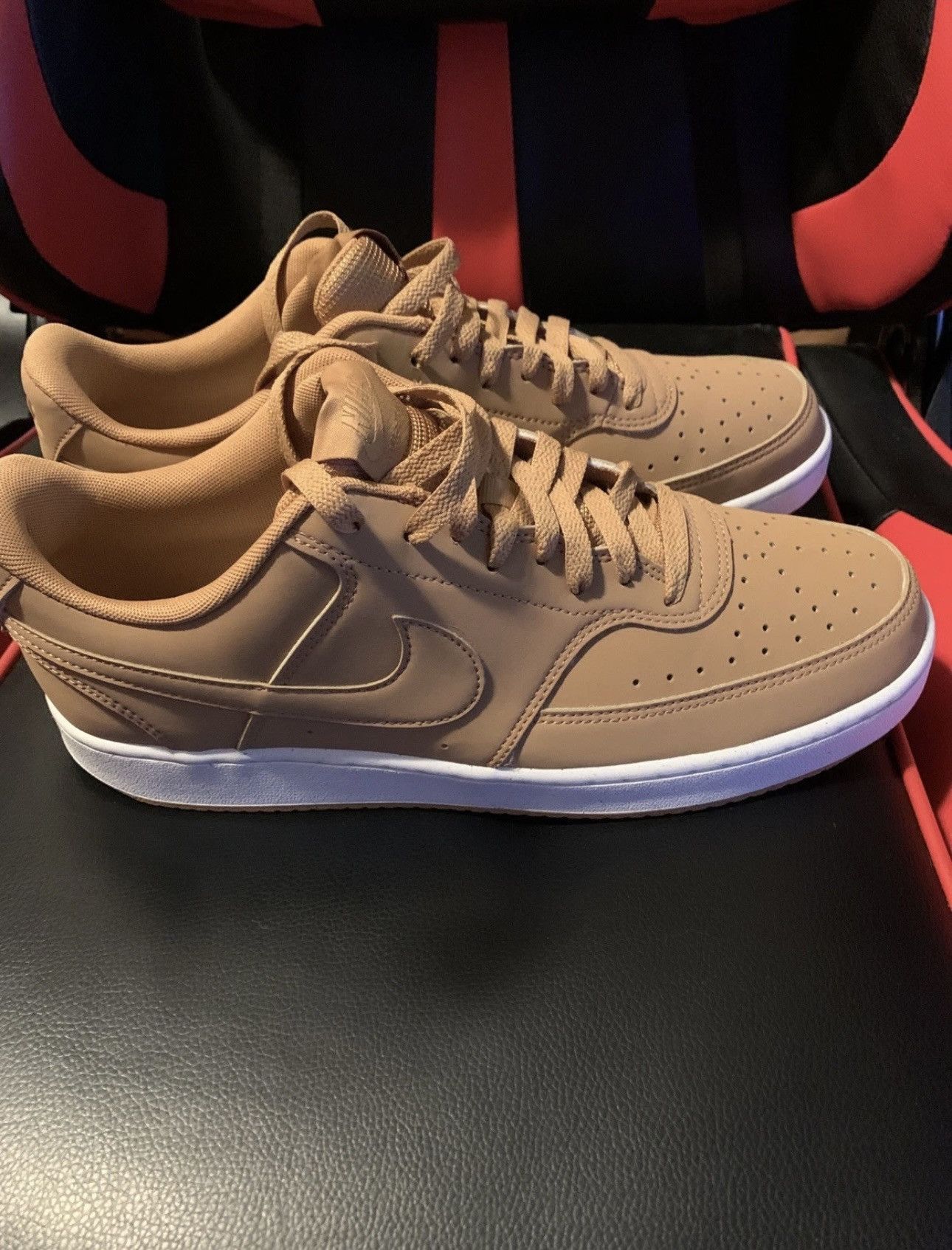 Nike Nike Court Vision Khaki/White Size 11 Men Size US 11 / EU 44 - 3 Thumbnail