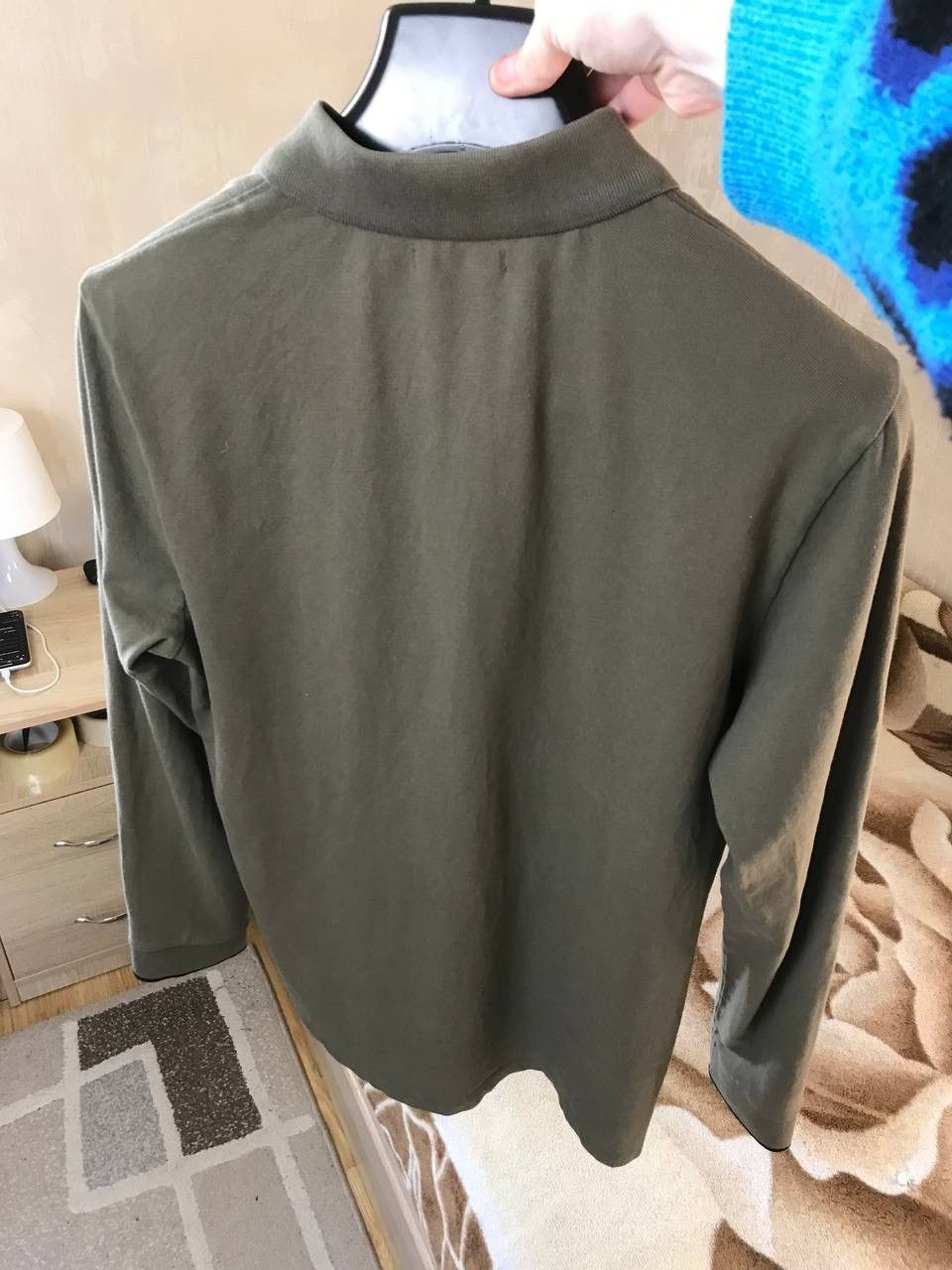 Jacob Cohen 🔥 Jacob Cohen Slim Fit Long Sleeve Polo Shirt Olive Green Size US XL / EU 56 / 4 - 6 Thumbnail