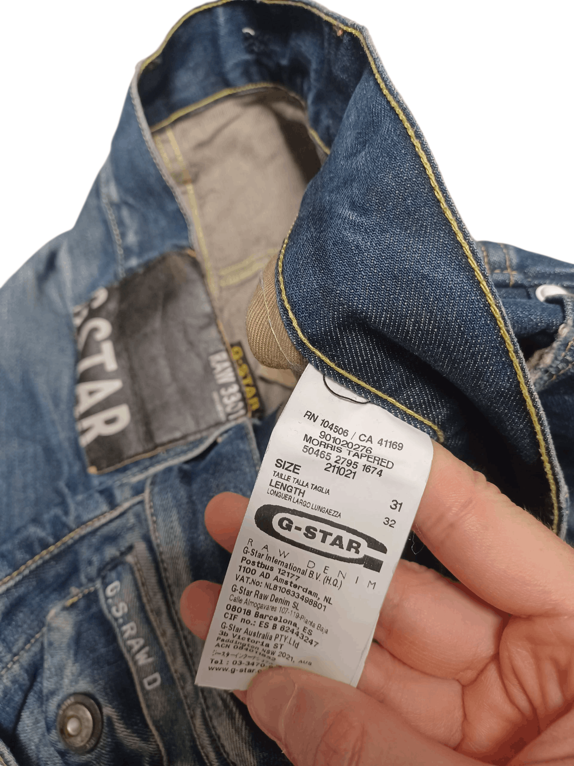 G-Star G STAR RAW DISTRESSED AVANT GARDE JEANS DENIM Size US 31 - 6 Thumbnail